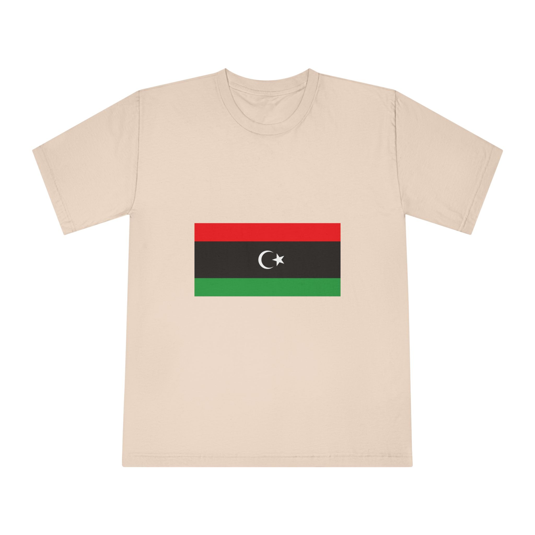 Flag of Libya Unisex Classic Crewneck T Shirt - Image 9
