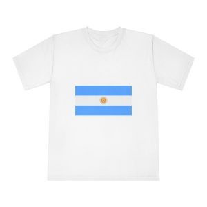 Argentina Flag Unisex Classic Crewneck T Shirt