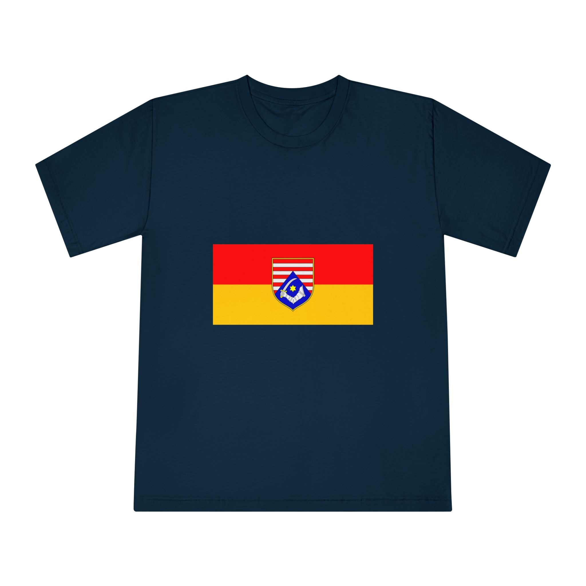 Flag of Karlovac County Unisex Classic Crewneck T Shirt - Image 17
