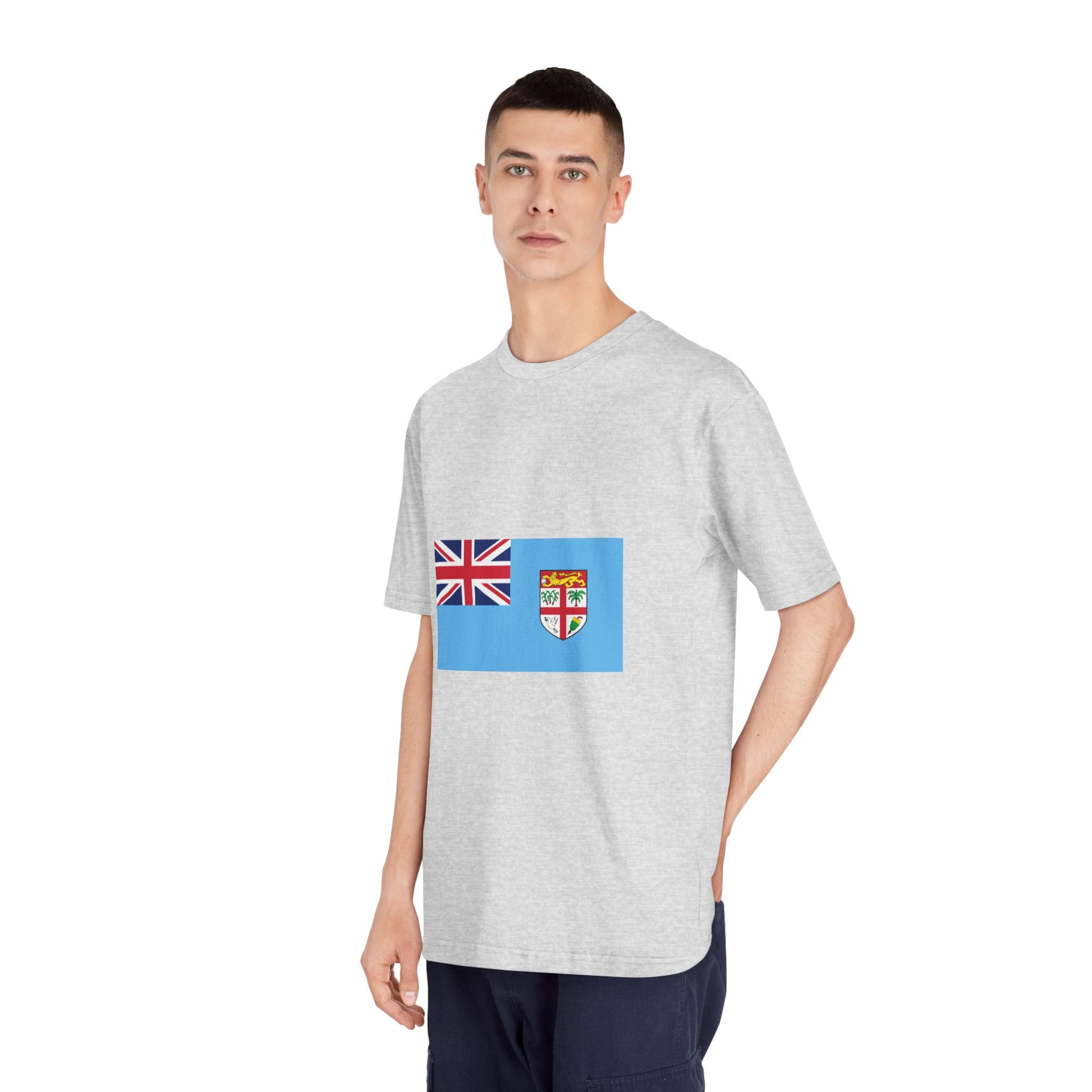 Flag of Fiji Unisex Classic Crewneck T Shirt - Image 16