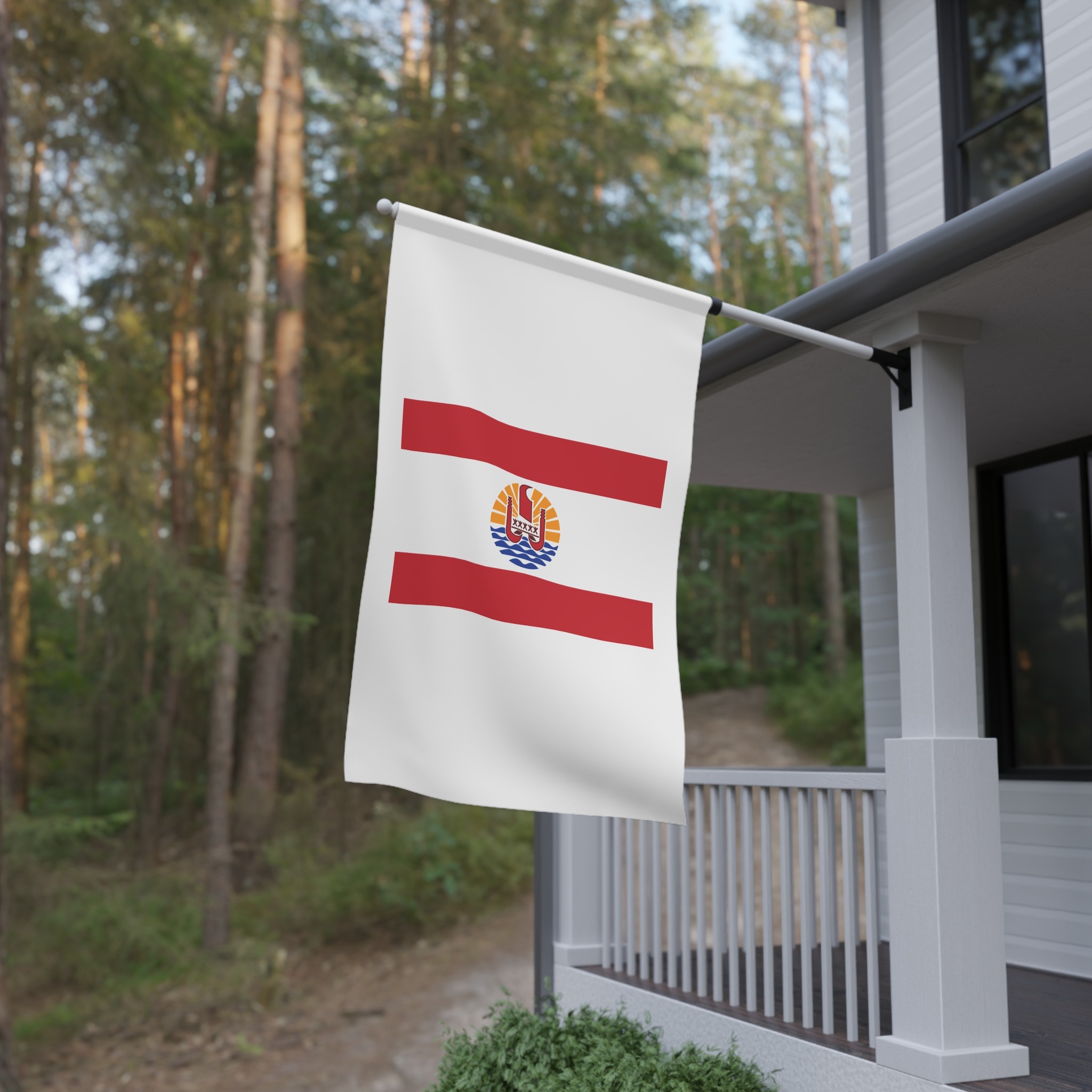 Flag of French Polynesia House Banner - Image 4