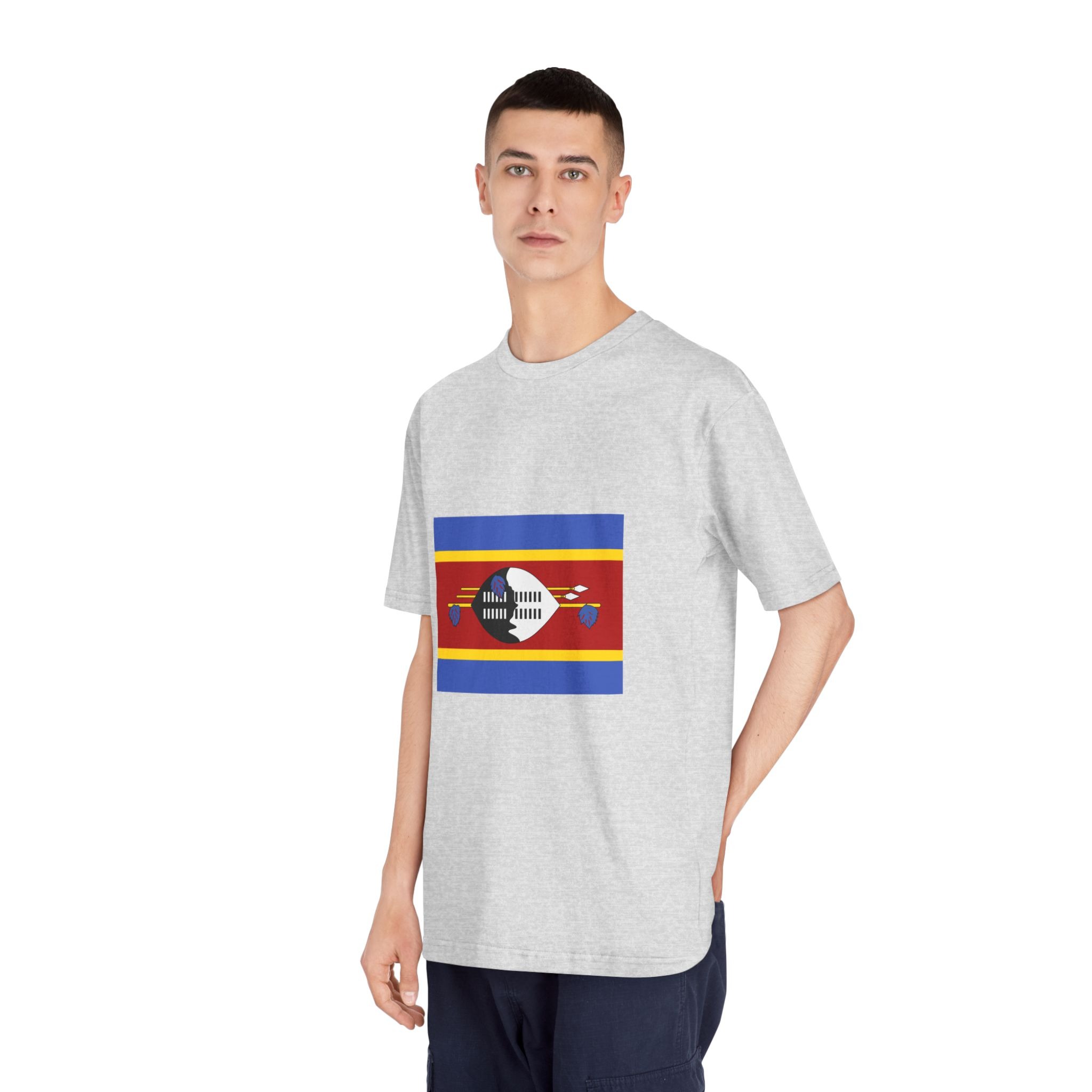 Flag of Eswatini Unisex Classic Crewneck T Shirt - Image 16