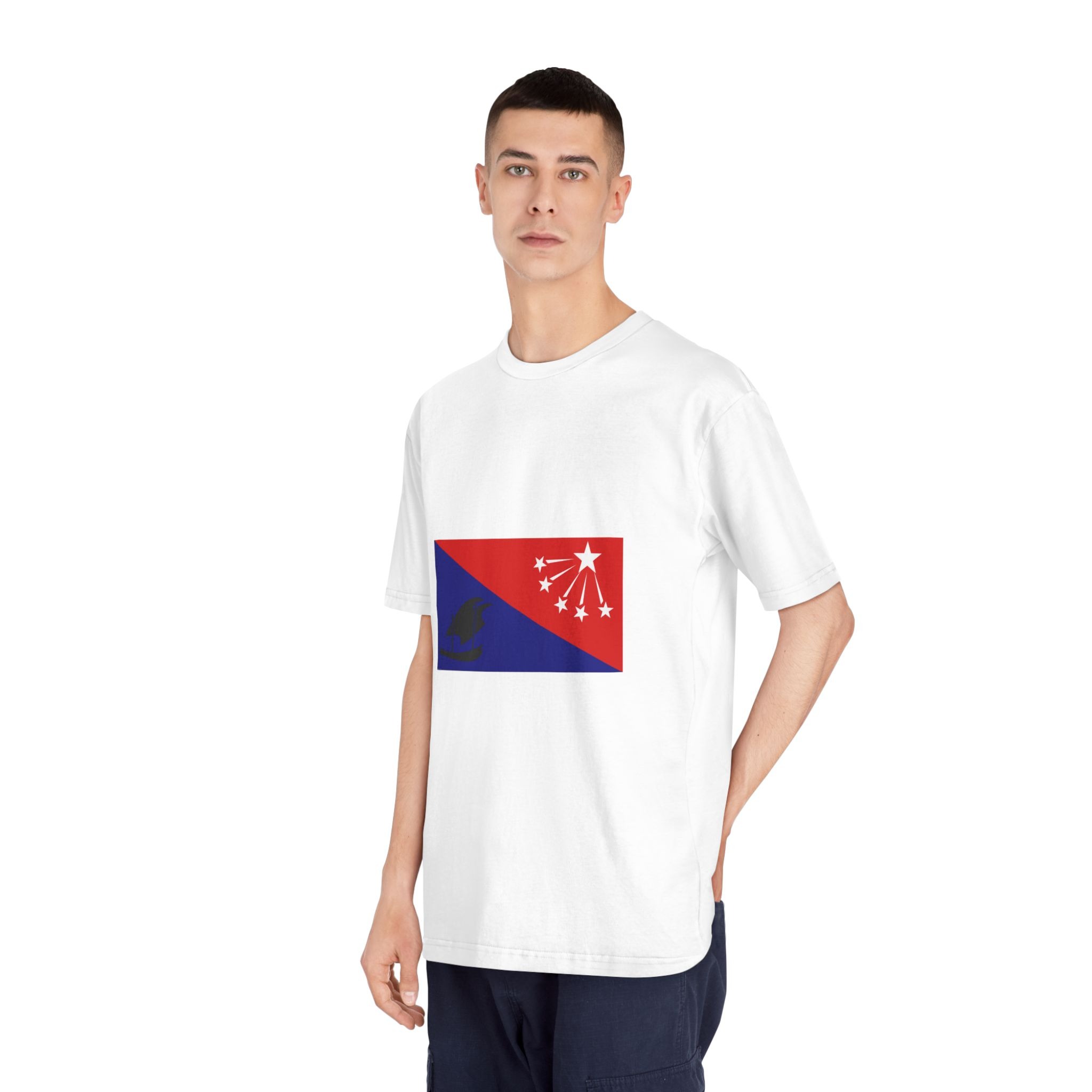 Flag of Central Province, Papua New Guinea Unisex Classic Crewneck T Shirt - Image 4