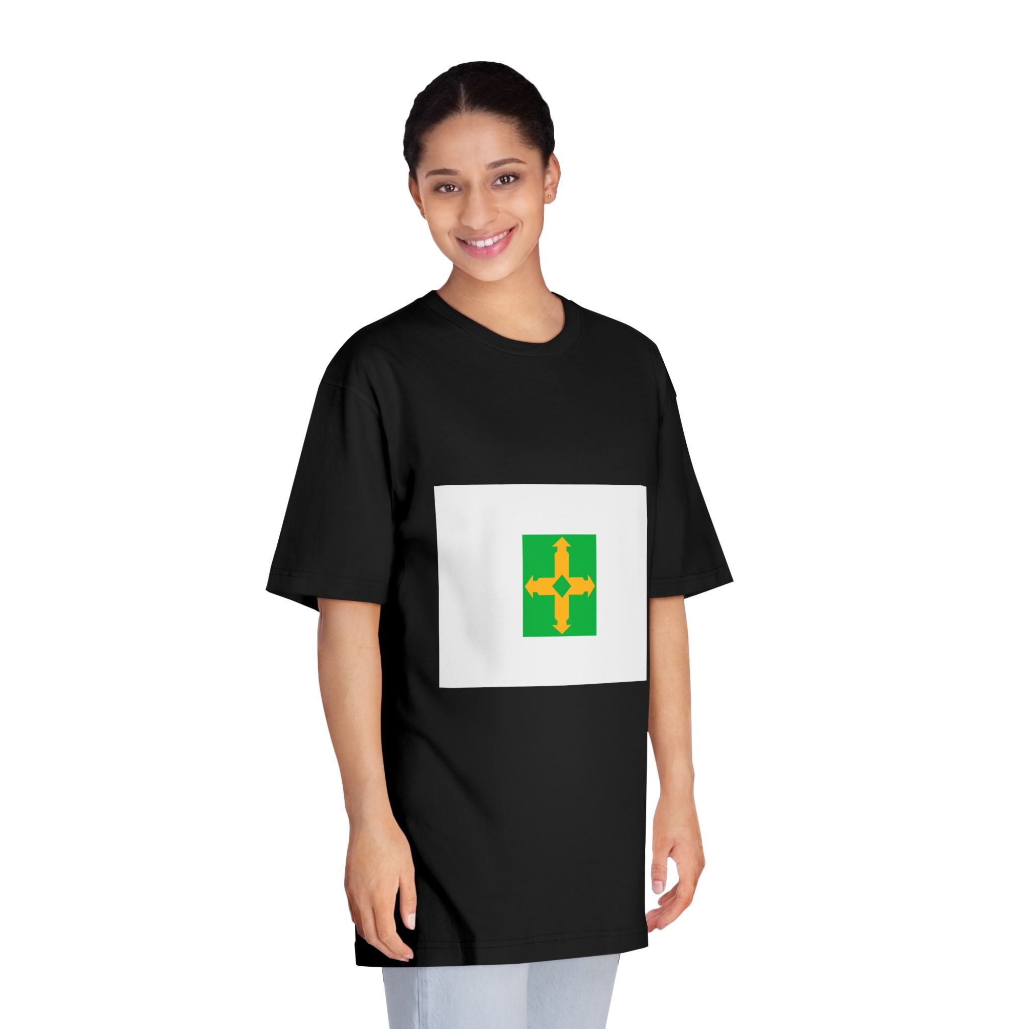 Bandeira Do Distrito Federal (brasil) Unisex Classic Crewneck T Shirt - Image 7