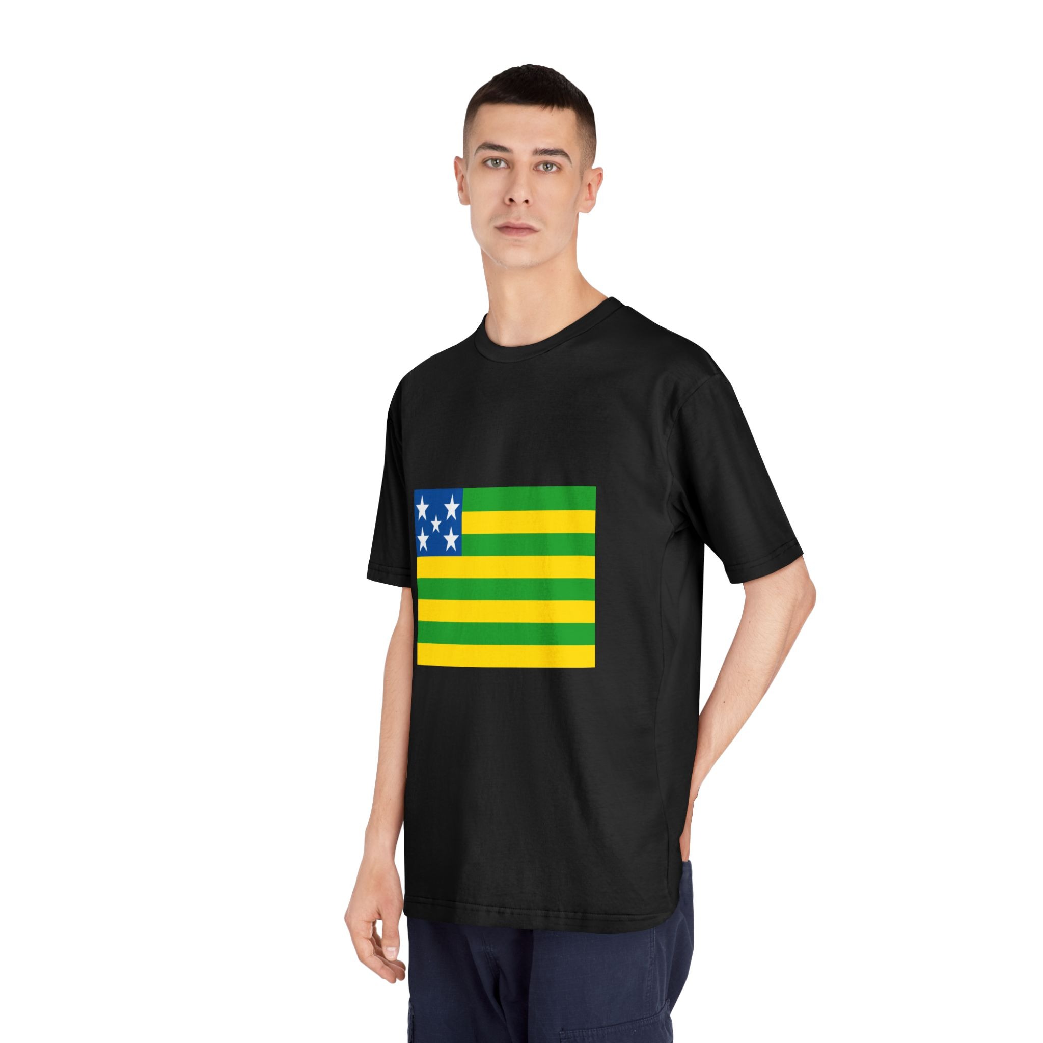 Flag of Goiás Unisex Classic Crewneck T Shirt - Image 8