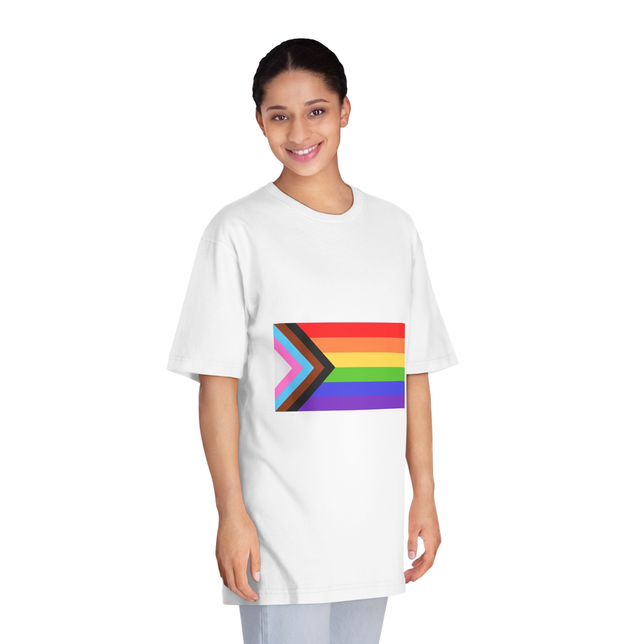 Pride New Flag Unisex Classic Crewneck T Shirt - Image 3
