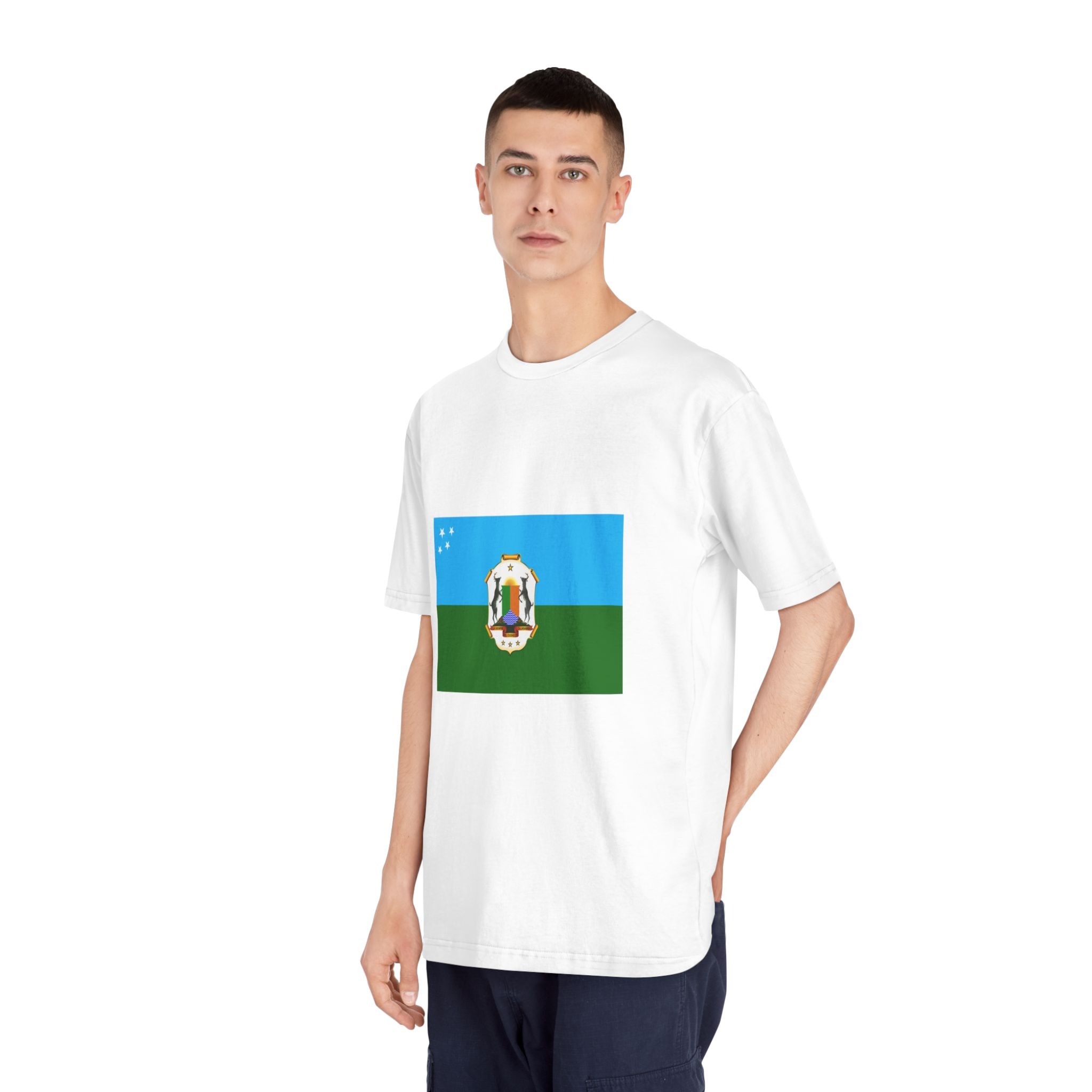 Bandera de Cajabamba Unisex Classic Crewneck T Shirt - Image 4