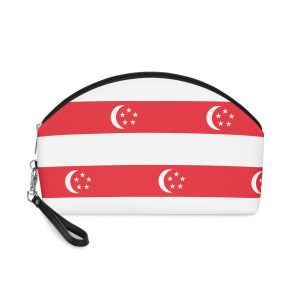 Flag of Singapore Makeup Bag