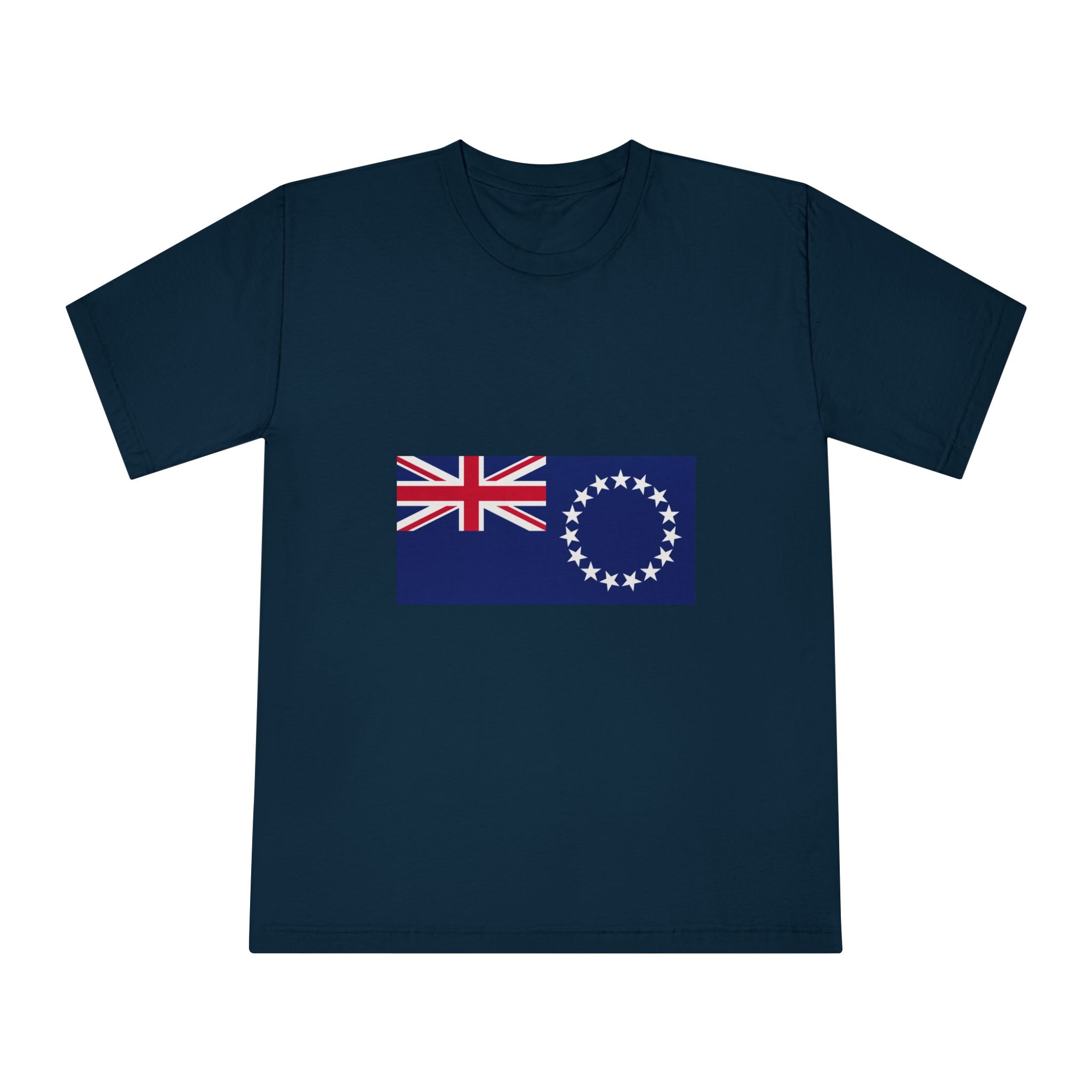 Cook Islands Flag Unisex Classic Crewneck T Shirt - Image 17