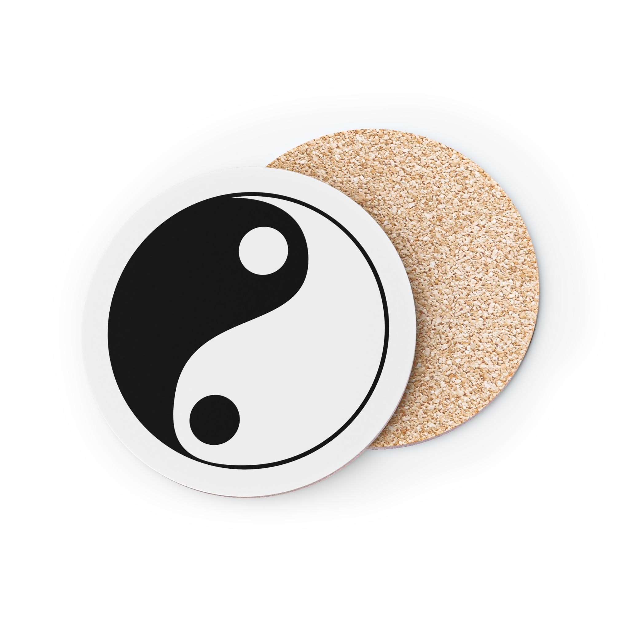 Symbol Yin Yang 01 Coasters