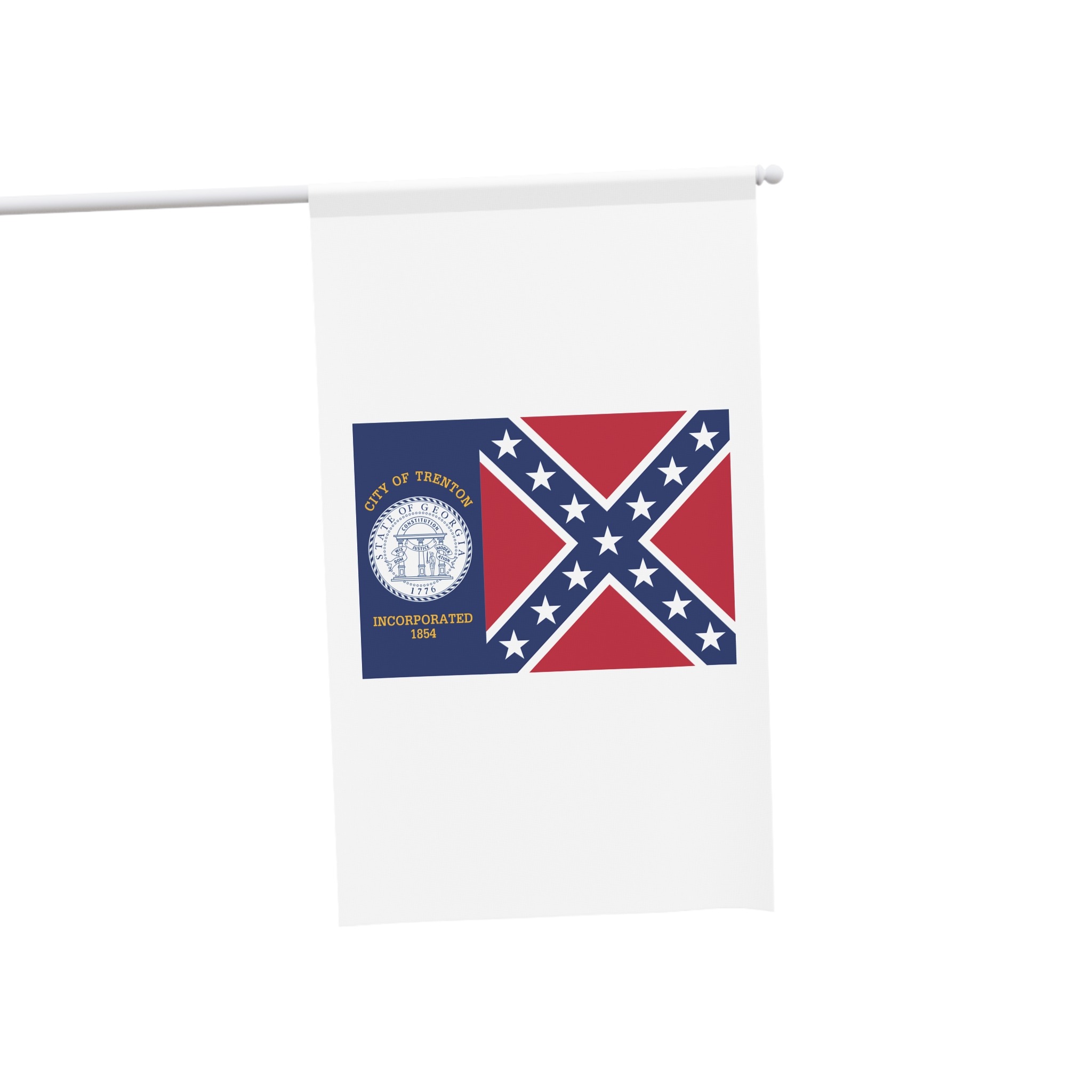 Flag of Trenton, Georgia House Banner - Image 3