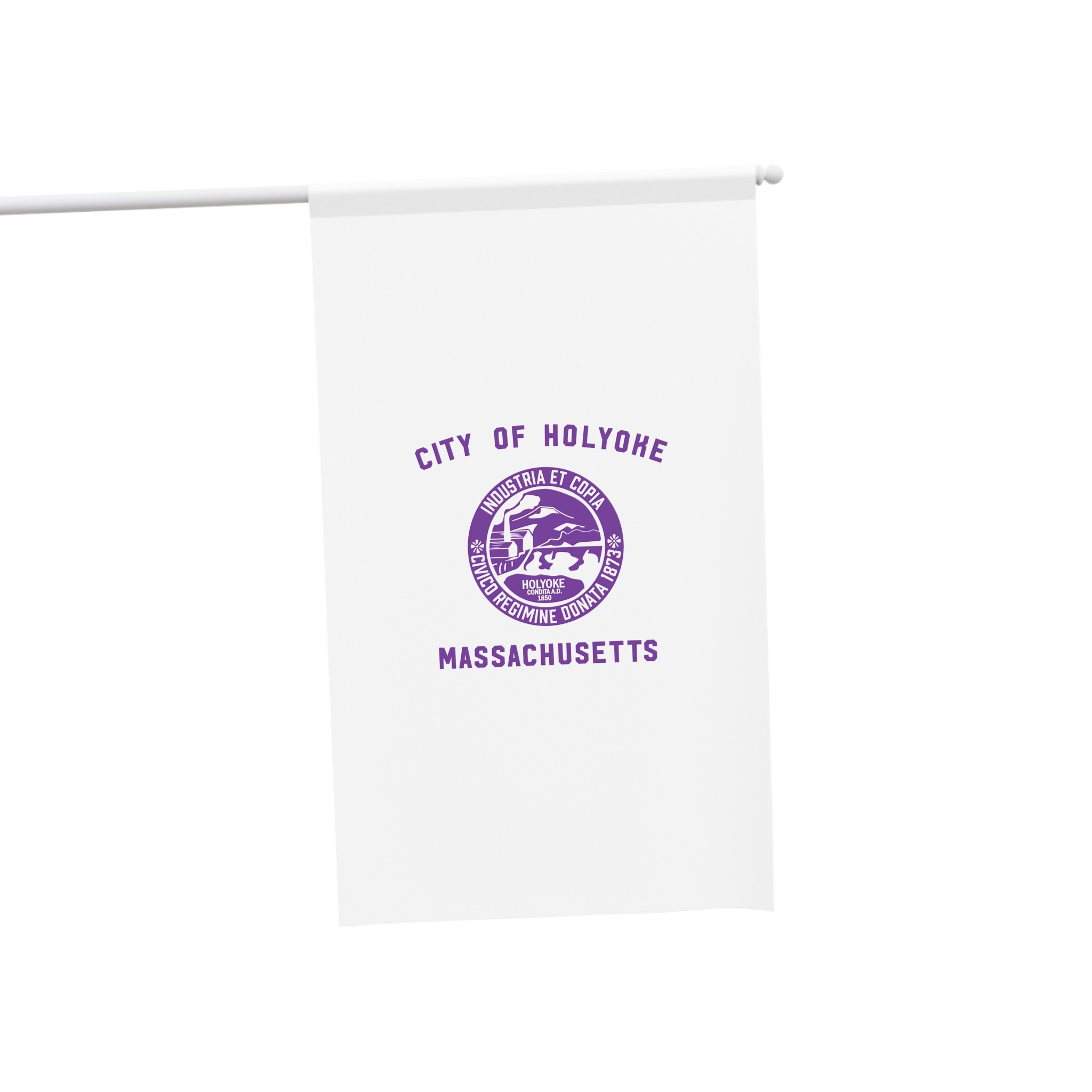 Flag of Holyoke, Massachusetts House Banner - Image 3