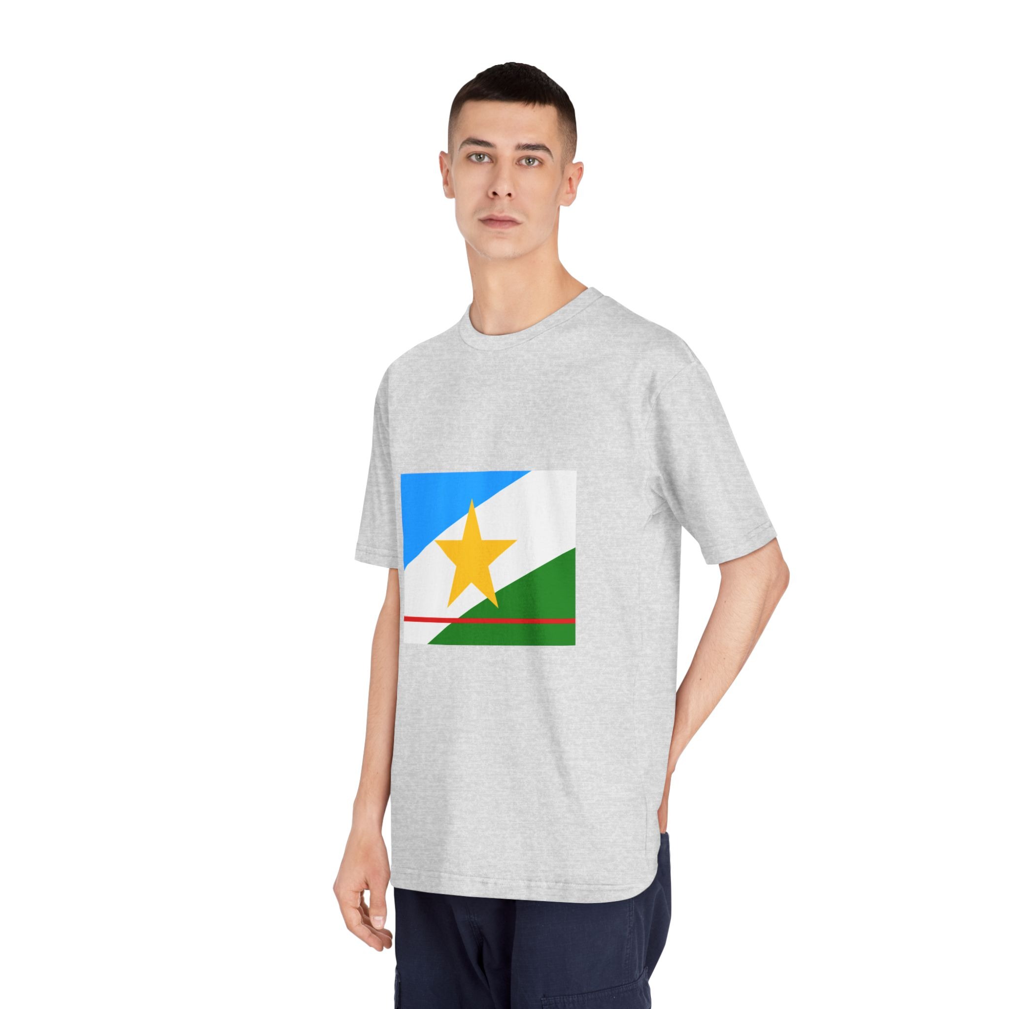 Bandeira de Roraima Unisex Classic Crewneck T Shirt - Image 16