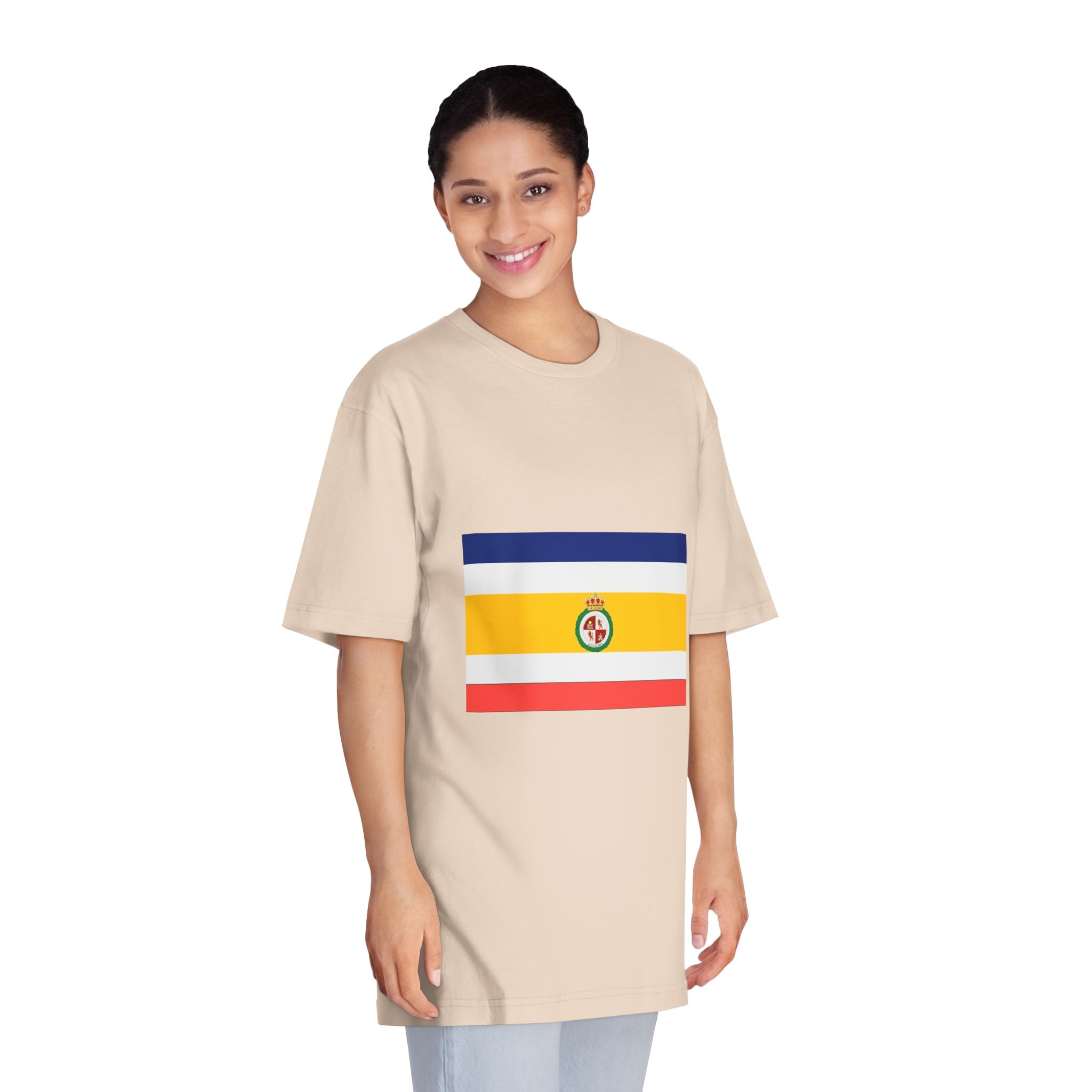 Flag of Granada, Nicaragua Unisex Classic Crewneck T Shirt - Image 11