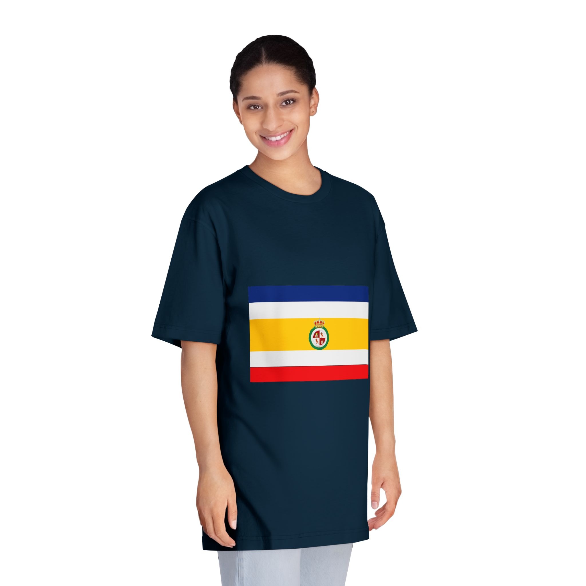 Flag of Granada, Nicaragua Unisex Classic Crewneck T Shirt - Image 19