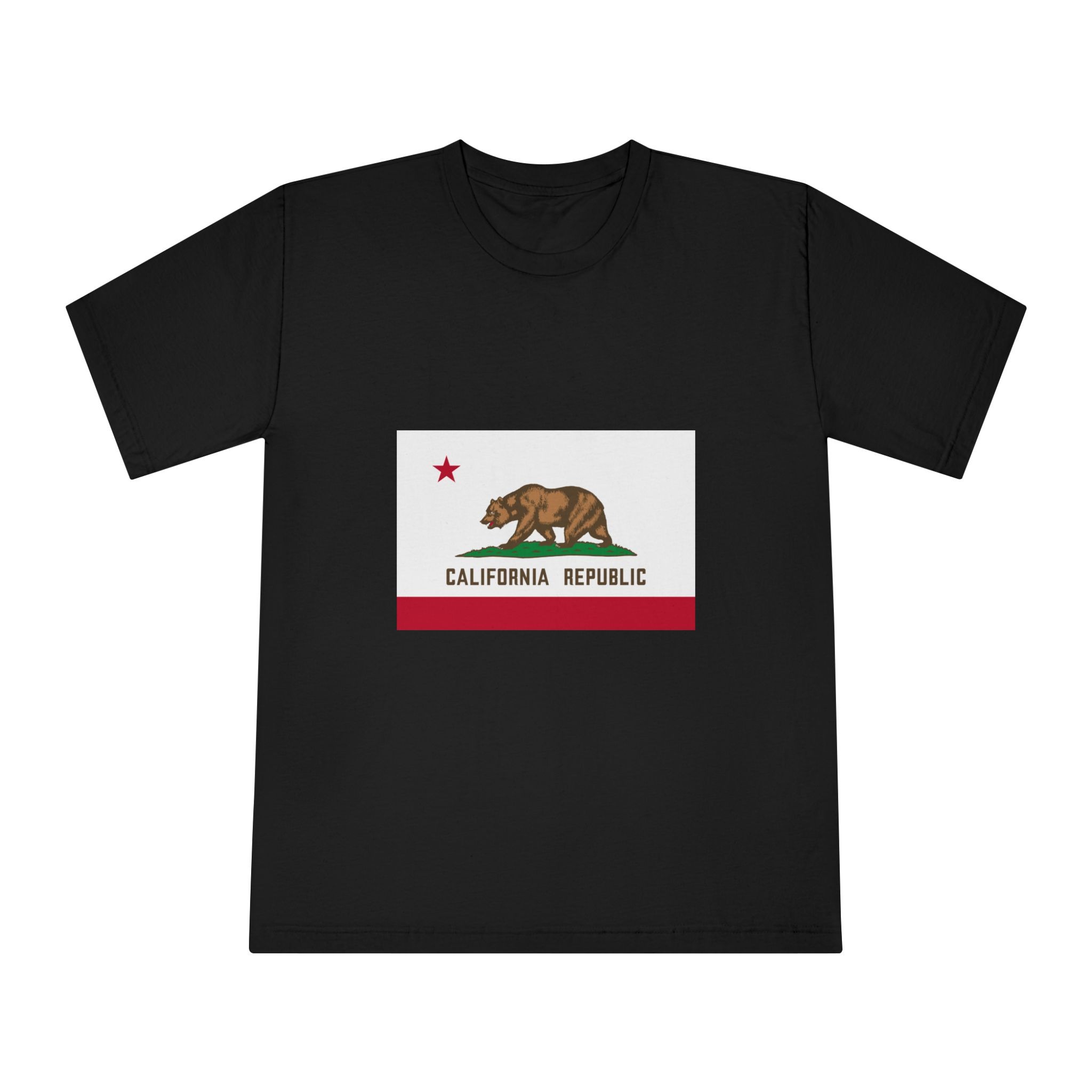 Flag of California Unisex Classic Crewneck T Shirt - Image 5