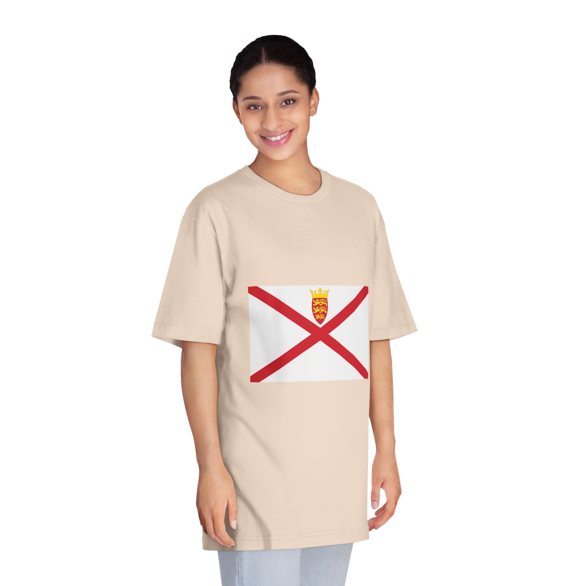 Flag of Jersey Unisex Classic Crewneck T Shirt - Image 11