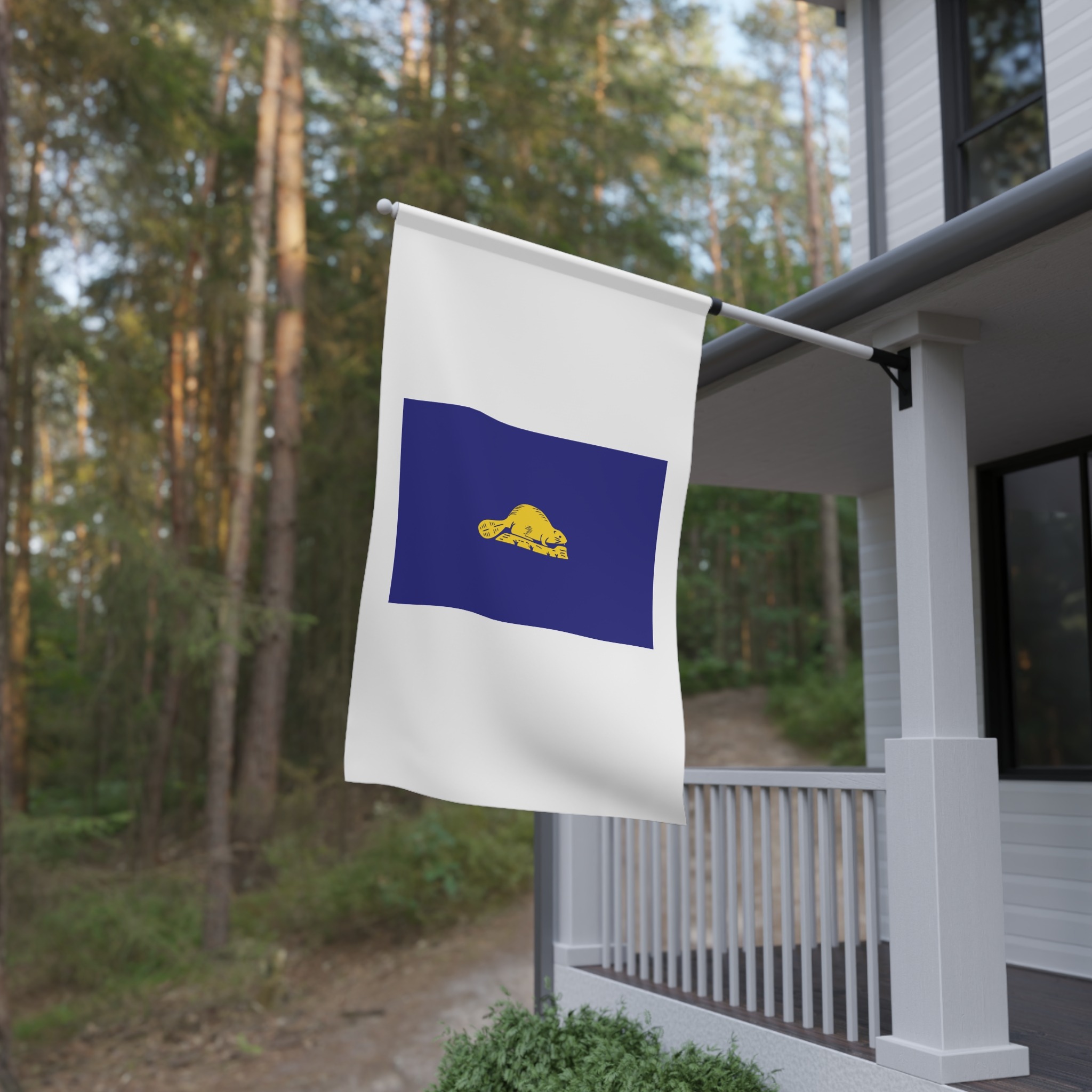 Flag of Oregon (reverse) House Banner - Image 4