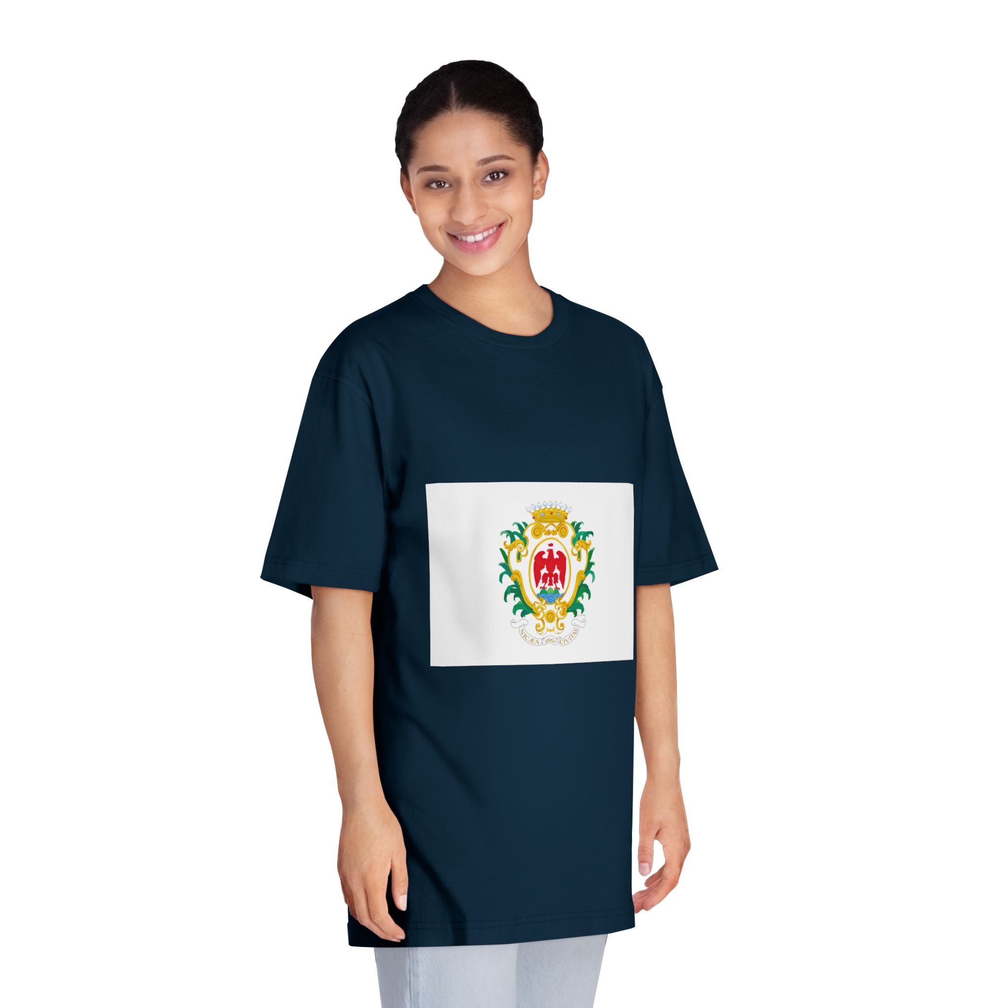 Bandièra de Niça Unisex Classic Crewneck T Shirt - Image 19