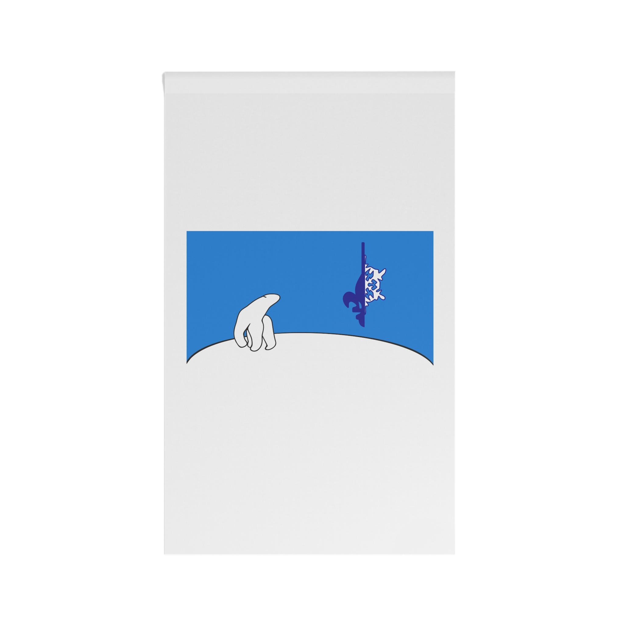 Francotenois Flag Frenchspeaking Community Banner Northwest Territories Red White Blue Symbol Herita House Banner - Image 2
