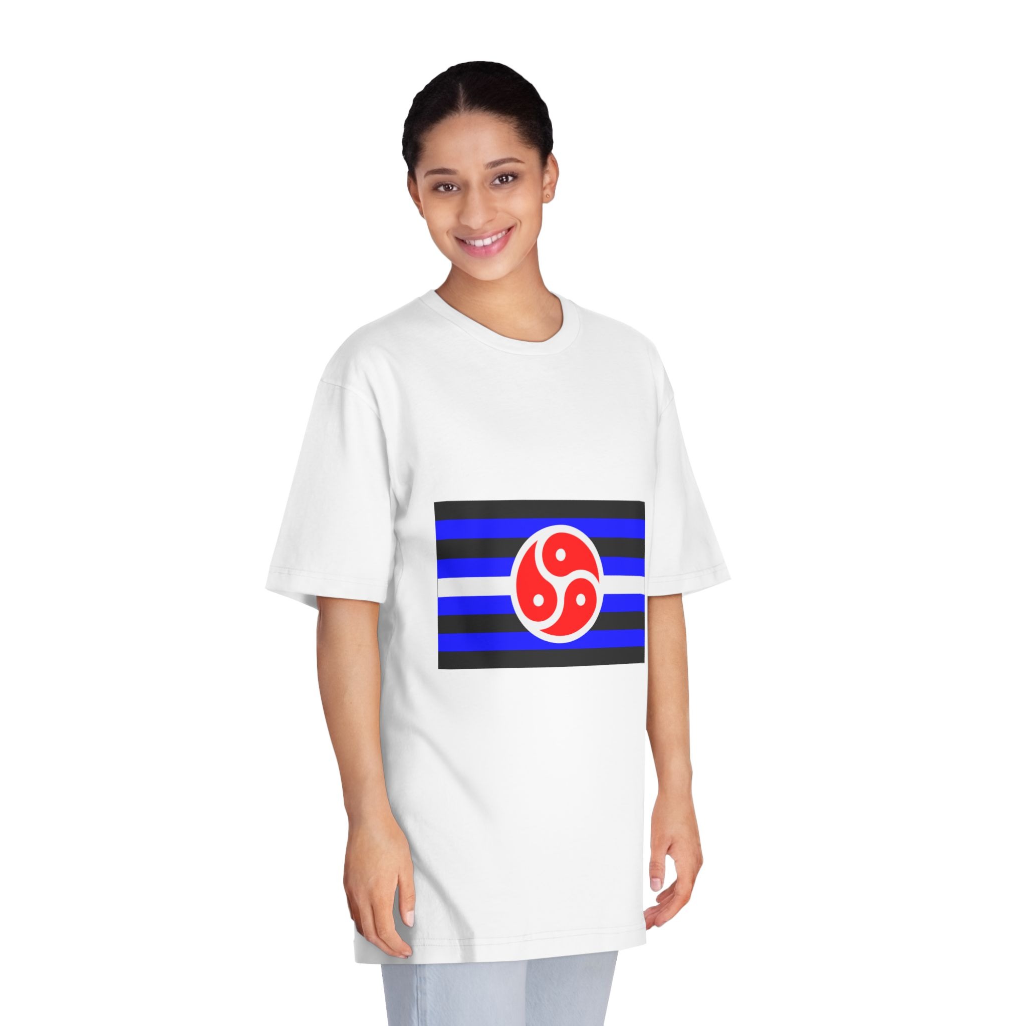 Px Bdsm Rights Flag Tanos Unisex Classic Crewneck T Shirt - Image 3