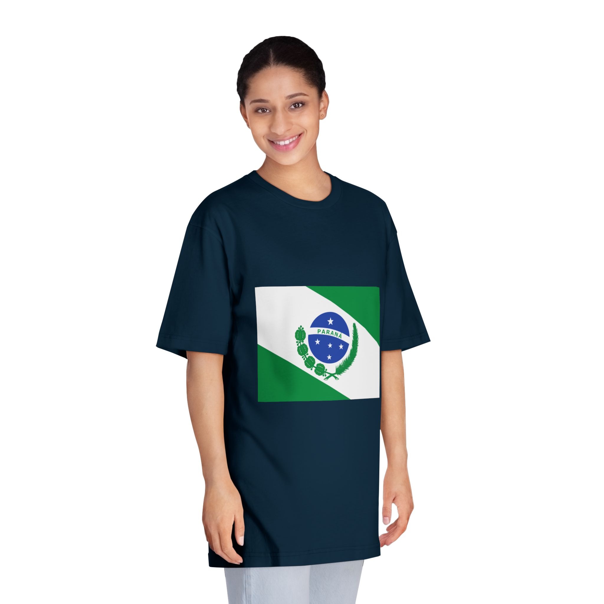 Bandeira Do Paraná Unisex Classic Crewneck T Shirt - Image 19