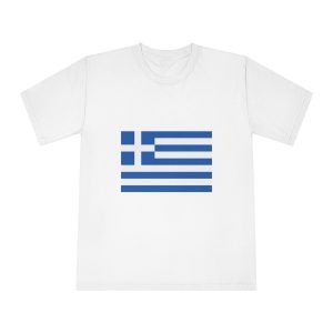Flag of Greece Unisex Classic Crewneck T Shirt