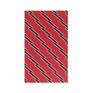 Flag Trinidad Tobago Red Field With Black Diagonal Stripe White Borders Caribbean House Banner