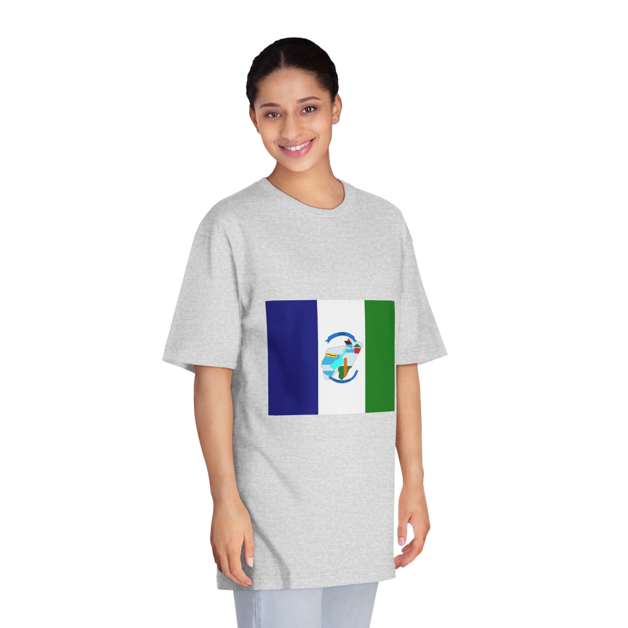 Flag of Izabal Department Unisex Classic Crewneck T Shirt - Image 15