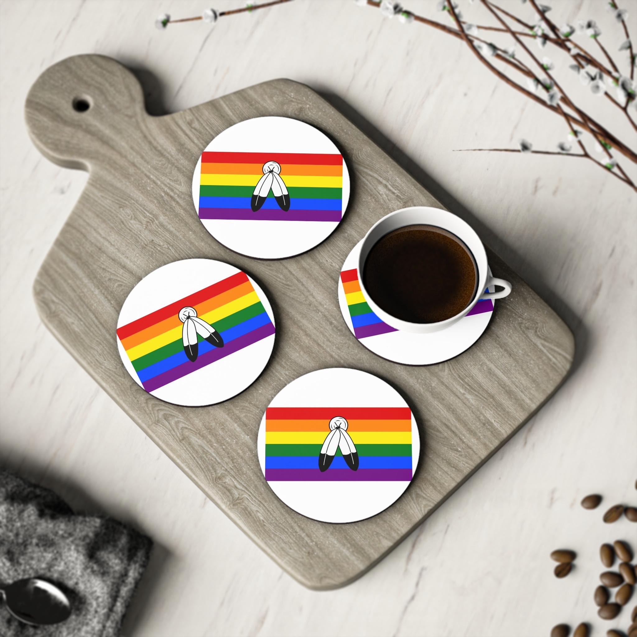 Two Spirit Flag Coasters - Image 4