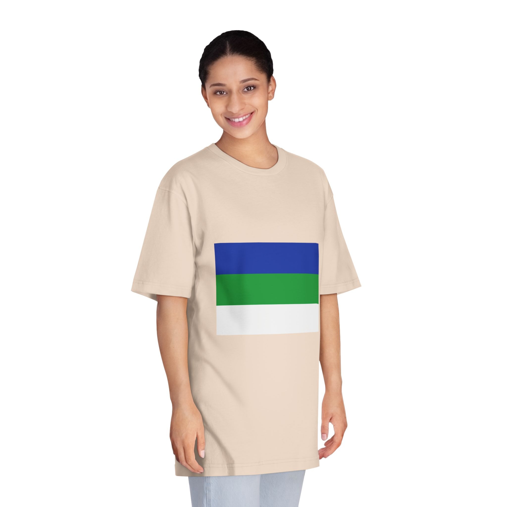 Flag of Komi Unisex Classic Crewneck T Shirt - Image 11