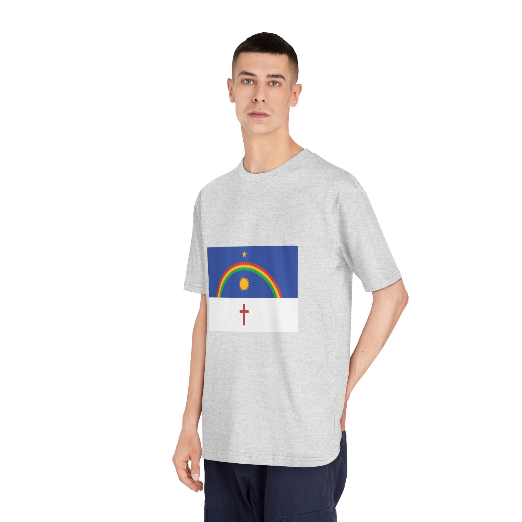Bandeira de Pernambuco Unisex Classic Crewneck T Shirt - Image 16