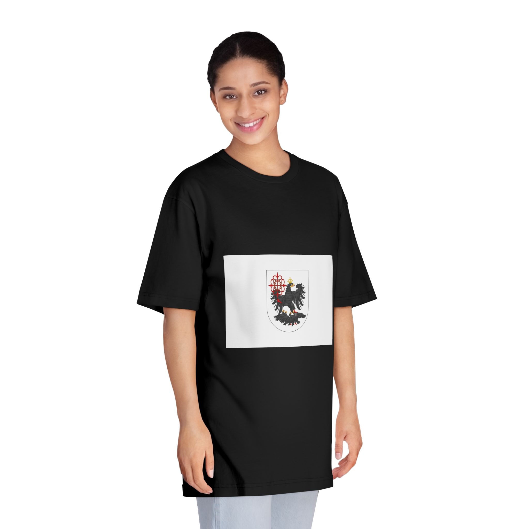 Bandera de La Ciudad de Buenos Aires Unisex Classic Crewneck T Shirt - Image 7