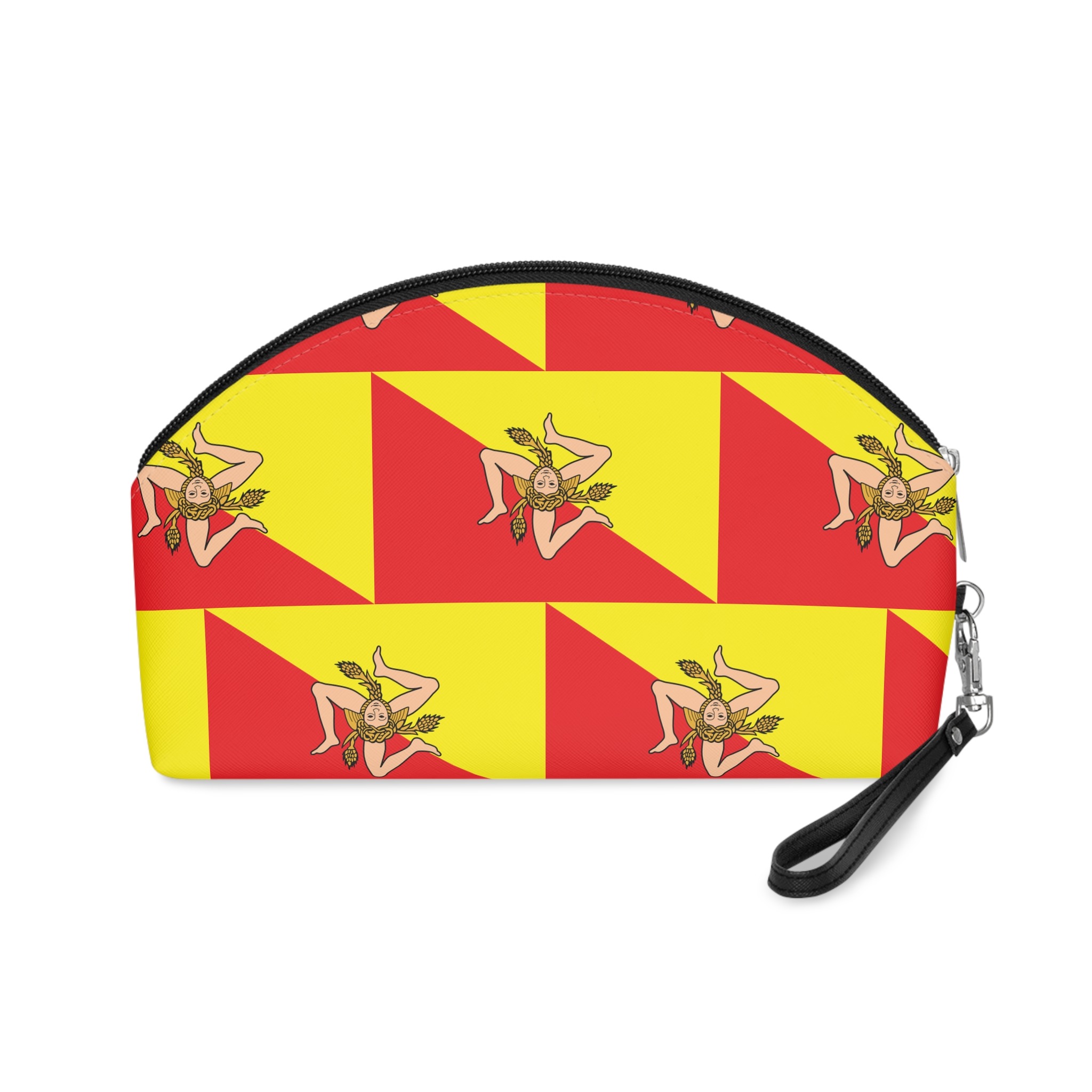 Flag of Sicily Makeup Bag - Image 2