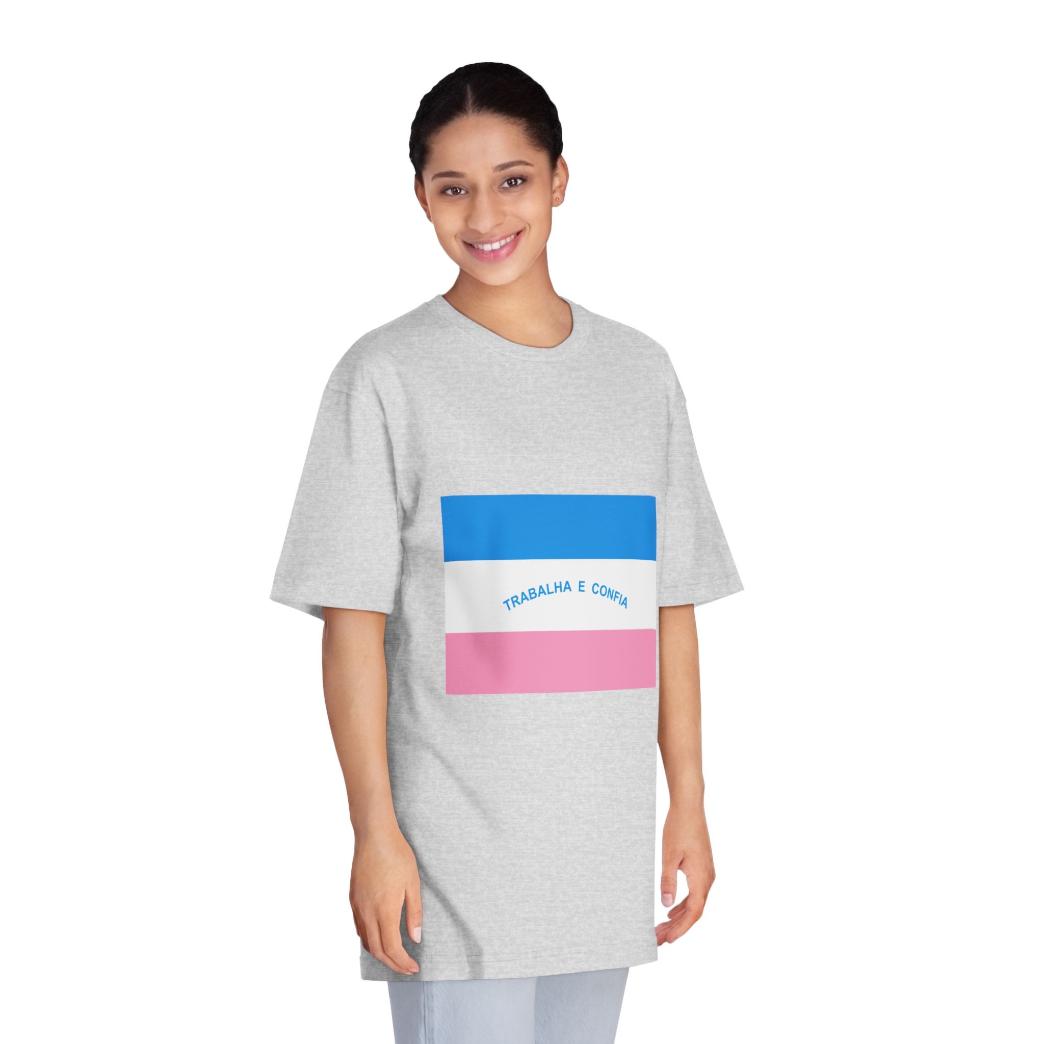 Bandeira Do Espírito Santo Unisex Classic Crewneck T Shirt - Image 15