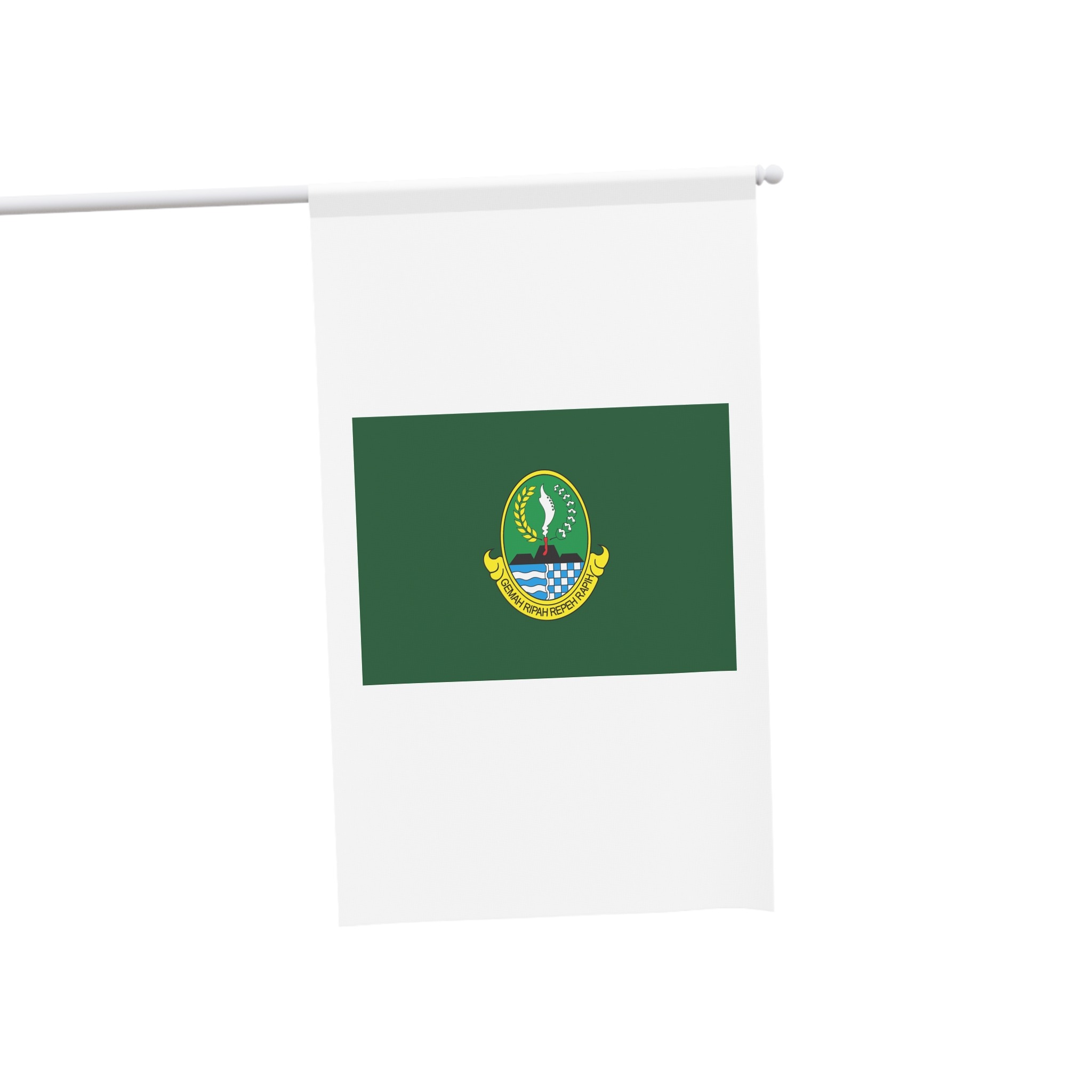 Flag of West Java (vectorised) House Banner - Image 3