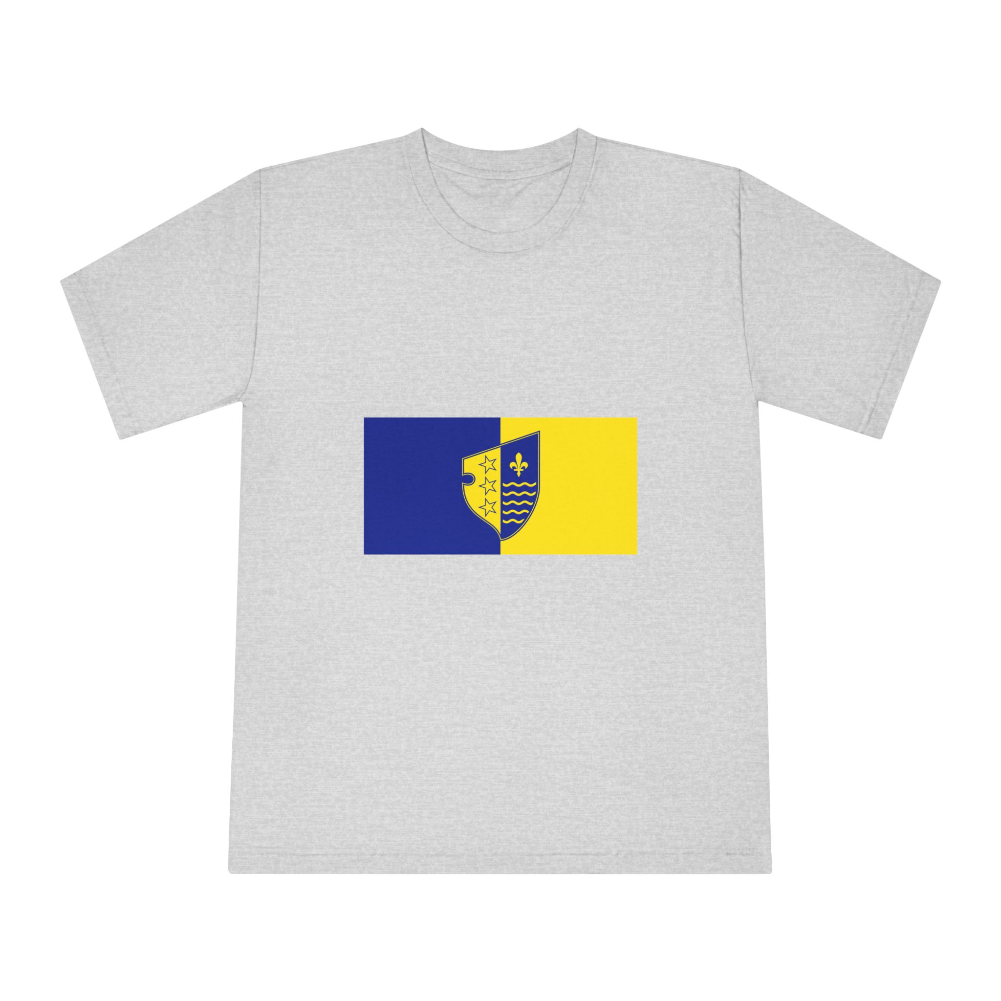 Flag of Bosnian Podrinje Unisex Classic Crewneck T Shirt - Image 13