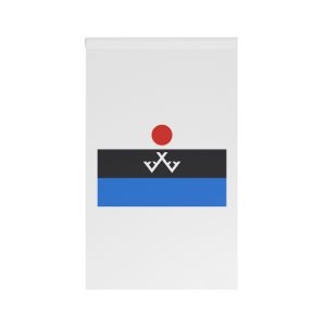 Evenk Flag Blue White Yellow Indigenous Banner Siberia Symbol Arctic Heritage House Banner