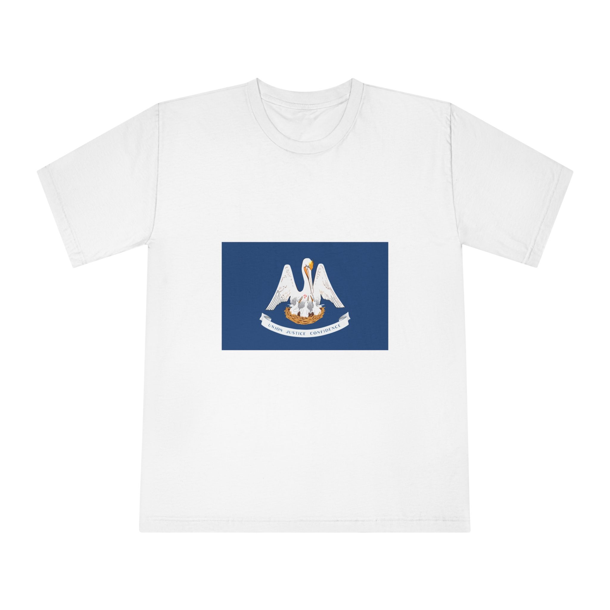 Flag of Louisiana Unisex Classic Crewneck T Shirt