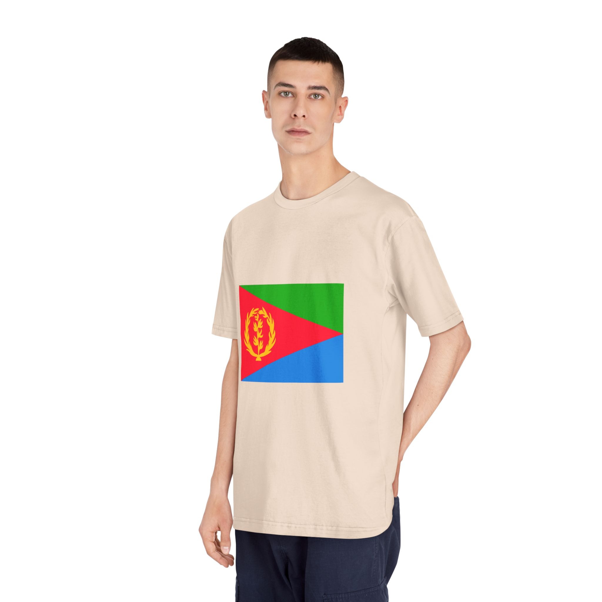 Flag of Eritrea 1993 1995 Unisex Classic Crewneck T Shirt - Image 12