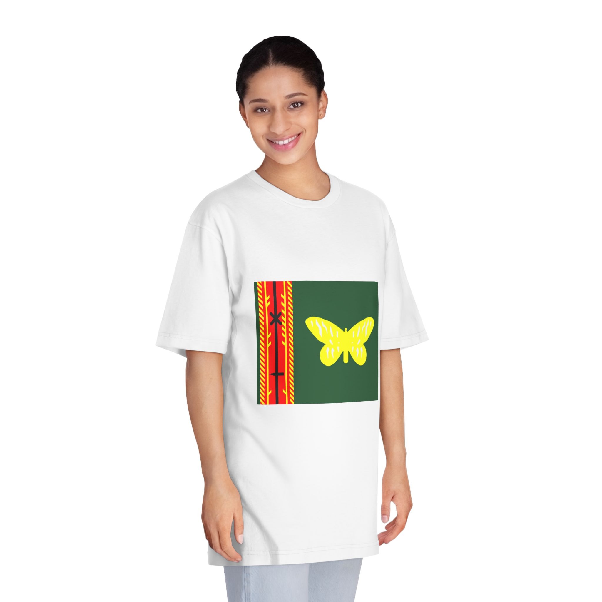 Flag of Flag Oro New Unisex Classic Crewneck T Shirt - Image 3