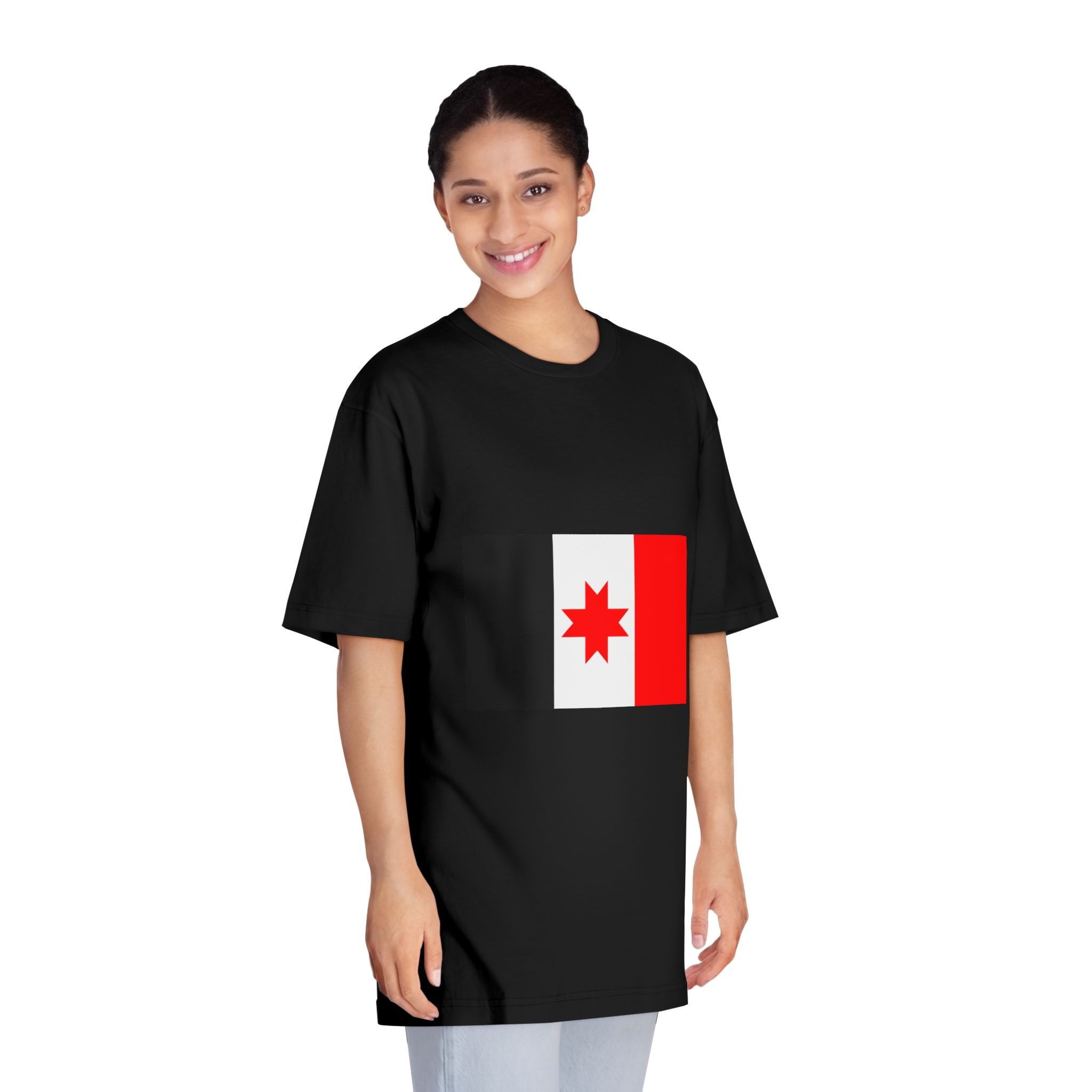 Flag of Udmurtia Unisex Classic Crewneck T Shirt - Image 7