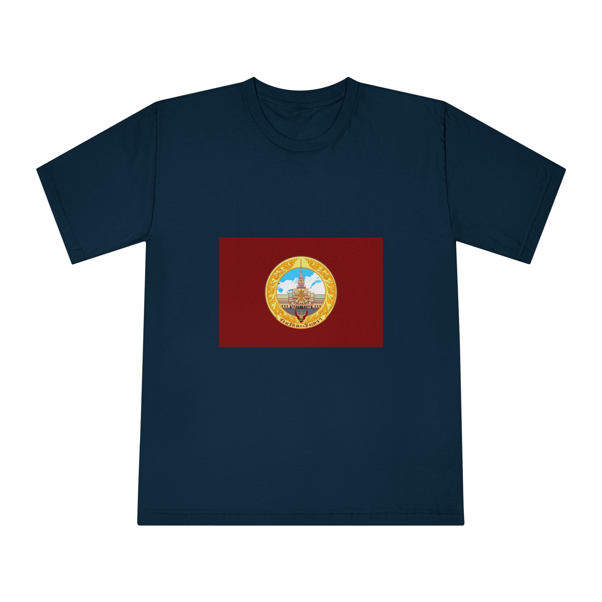 Flag of Chachoengsao Province Unisex Classic Crewneck T Shirt - Image 17
