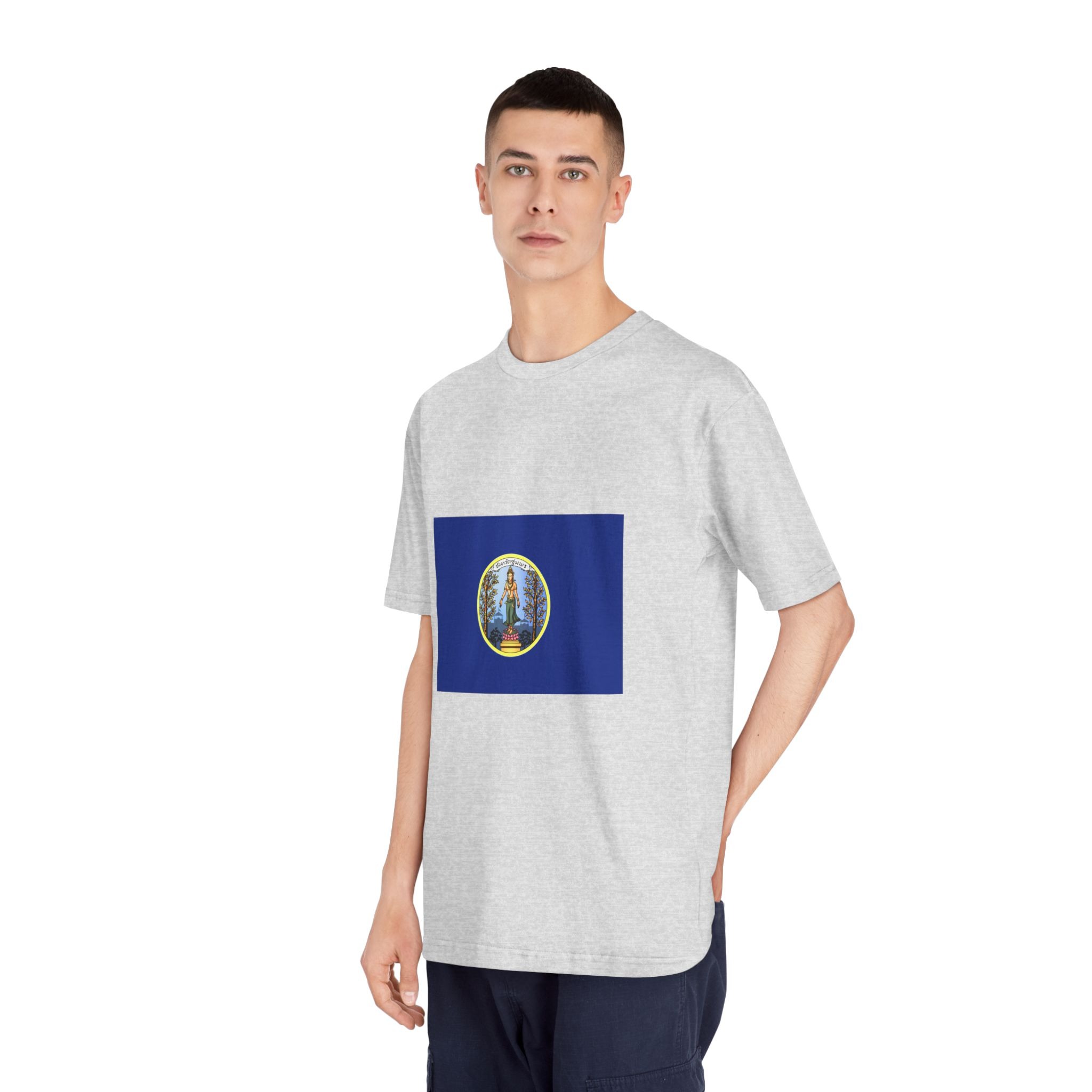 Flag Chomphon Province Unisex Classic Crewneck T Shirt - Image 16