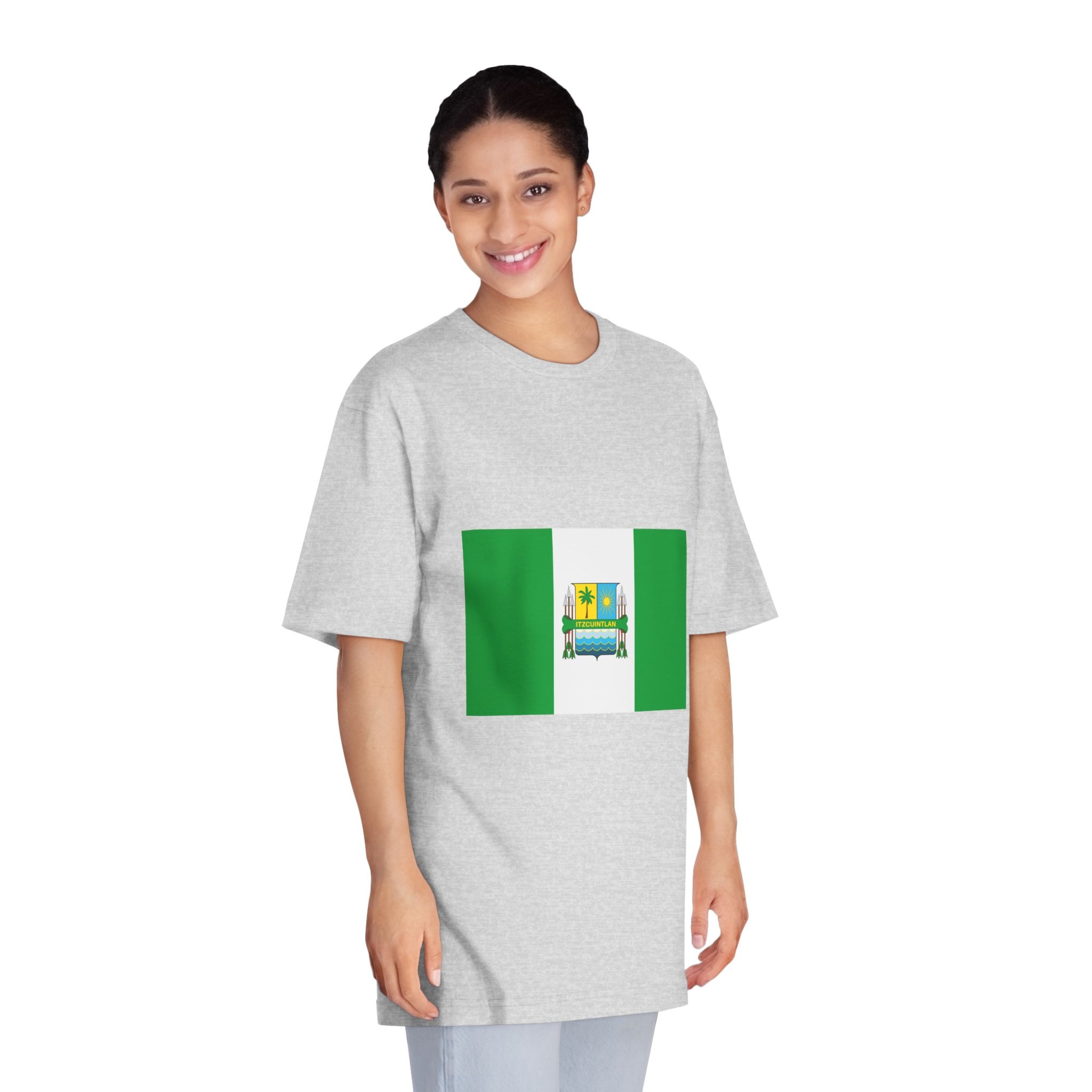 Flag of Escuintla Department Unisex Classic Crewneck T Shirt - Image 15