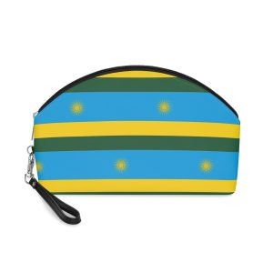 Flag of Rwanda Makeup Bag