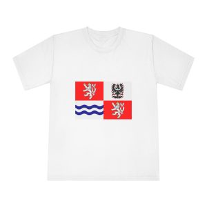 Flag of Central Bohemian Region Unisex Classic Crewneck T Shirt