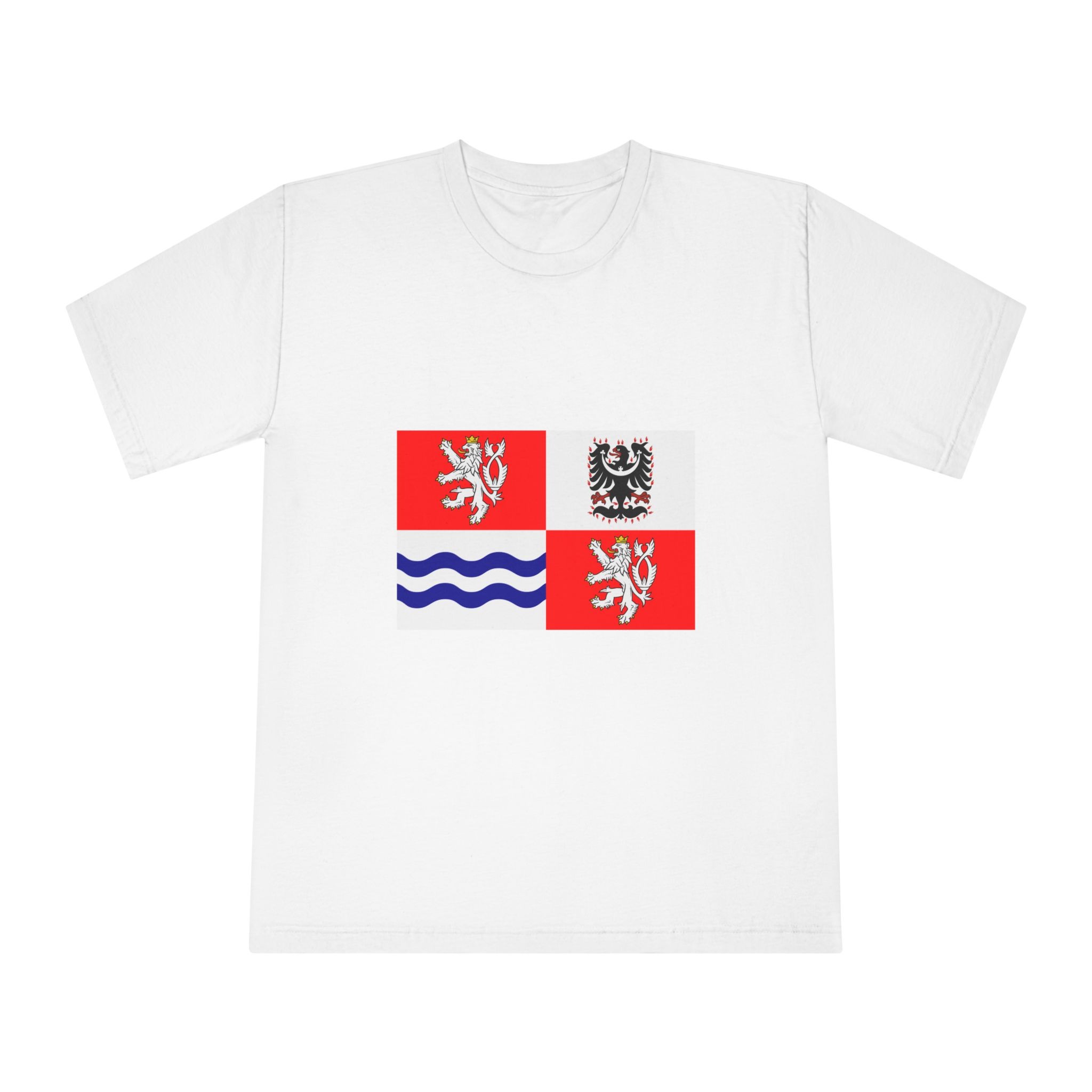 Flag of Central Bohemian Region Unisex Classic Crewneck T Shirt