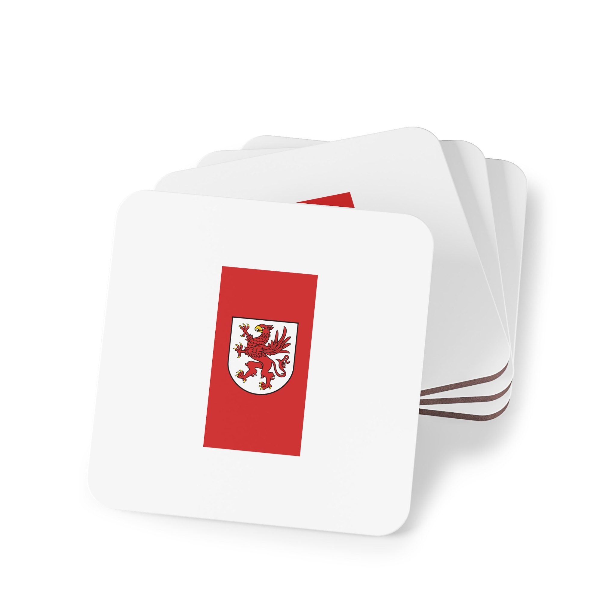 Pol Województwo Zachodniopomorskie Flag Coasters - Image 7