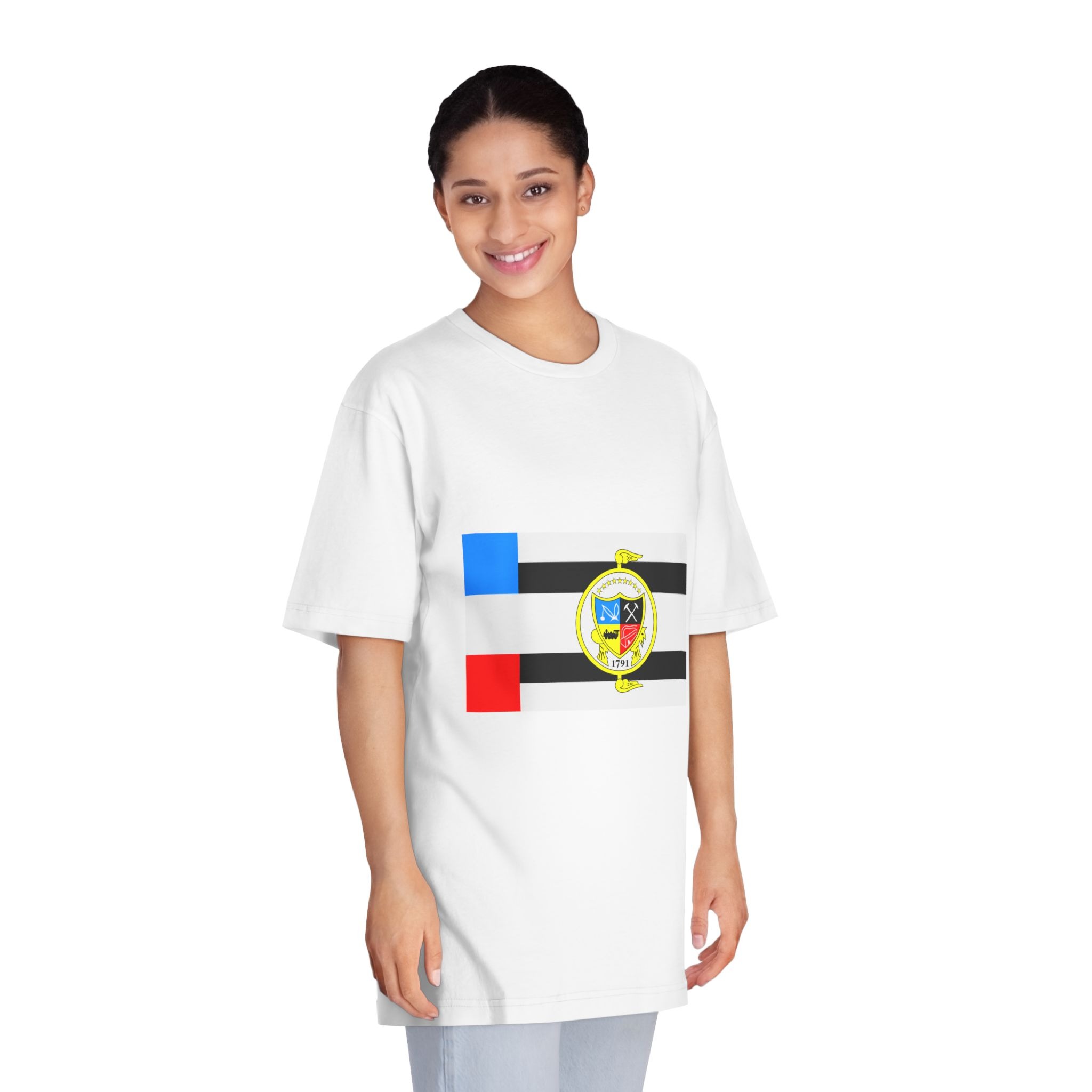 Flag of Knoxville, Tennessee Unisex Classic Crewneck T Shirt - Image 3
